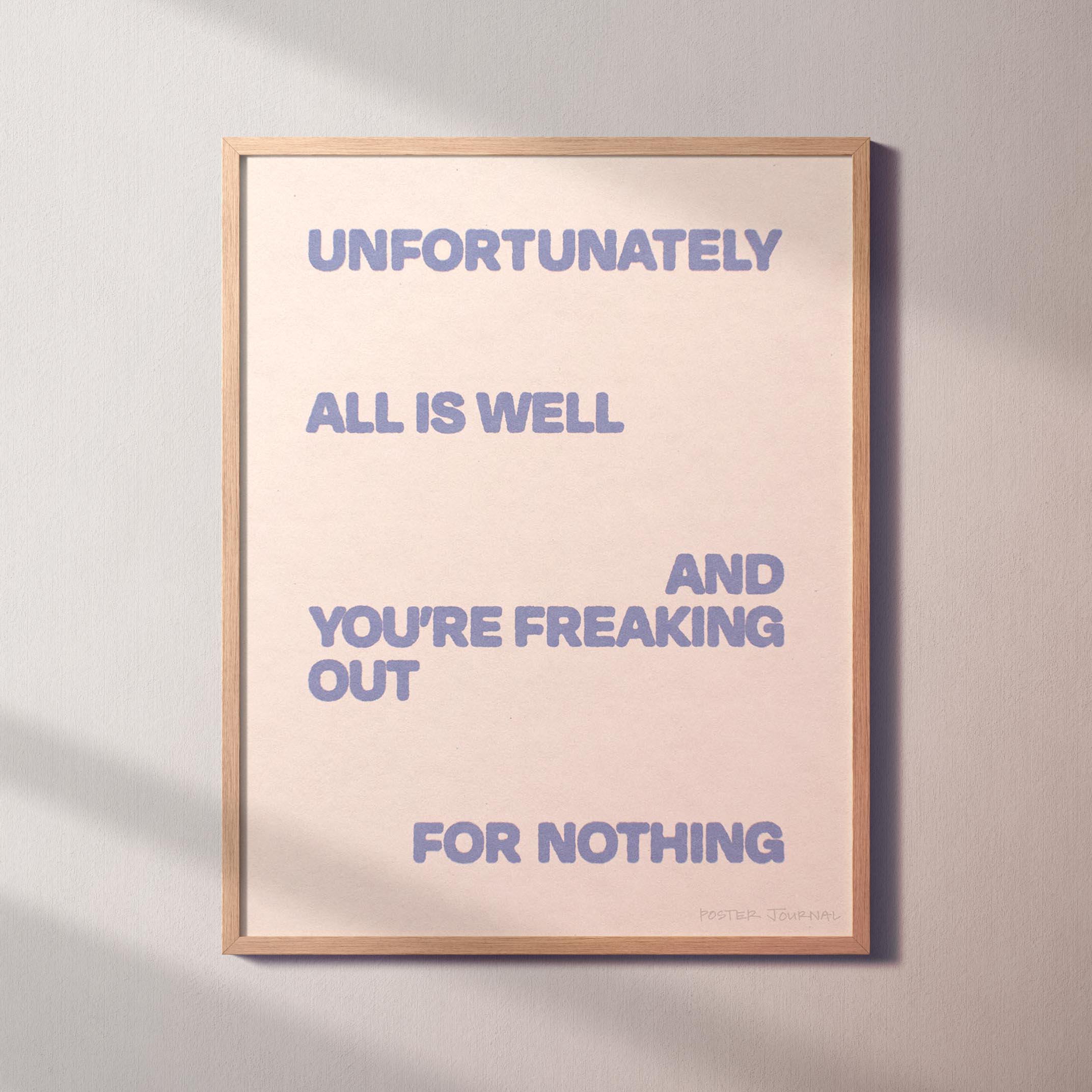 UNFORTUNATELY PRINT