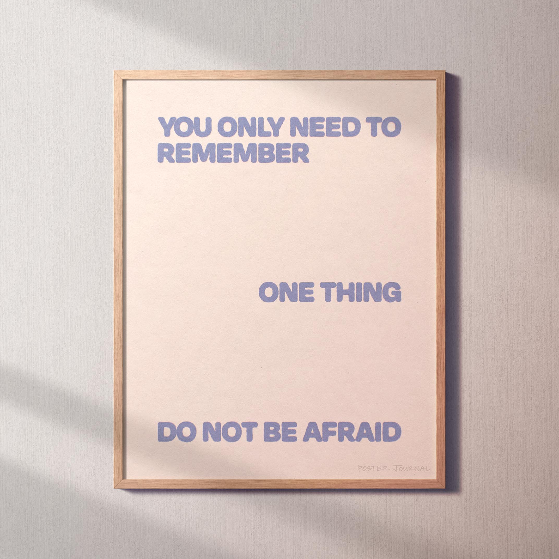 AFRAID PRINT