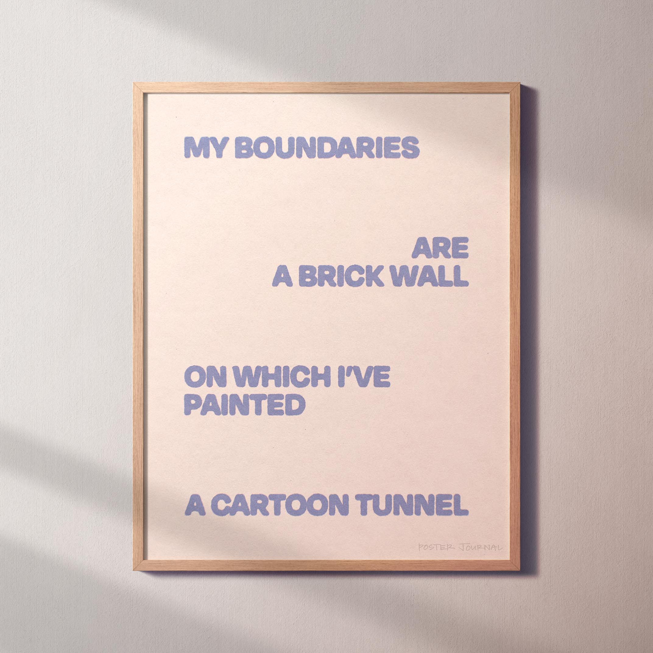BOUNDARIES PRINT