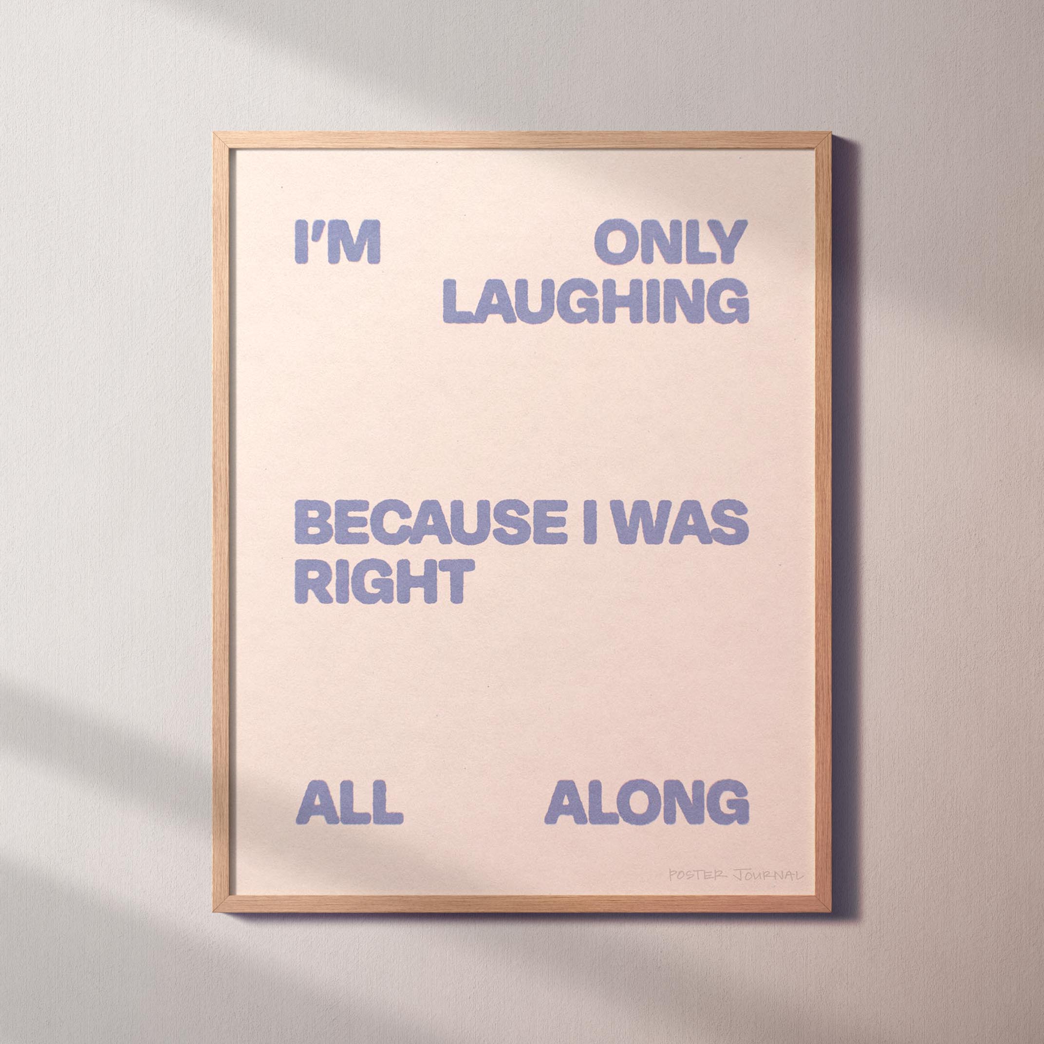 LAUGHING PRINT