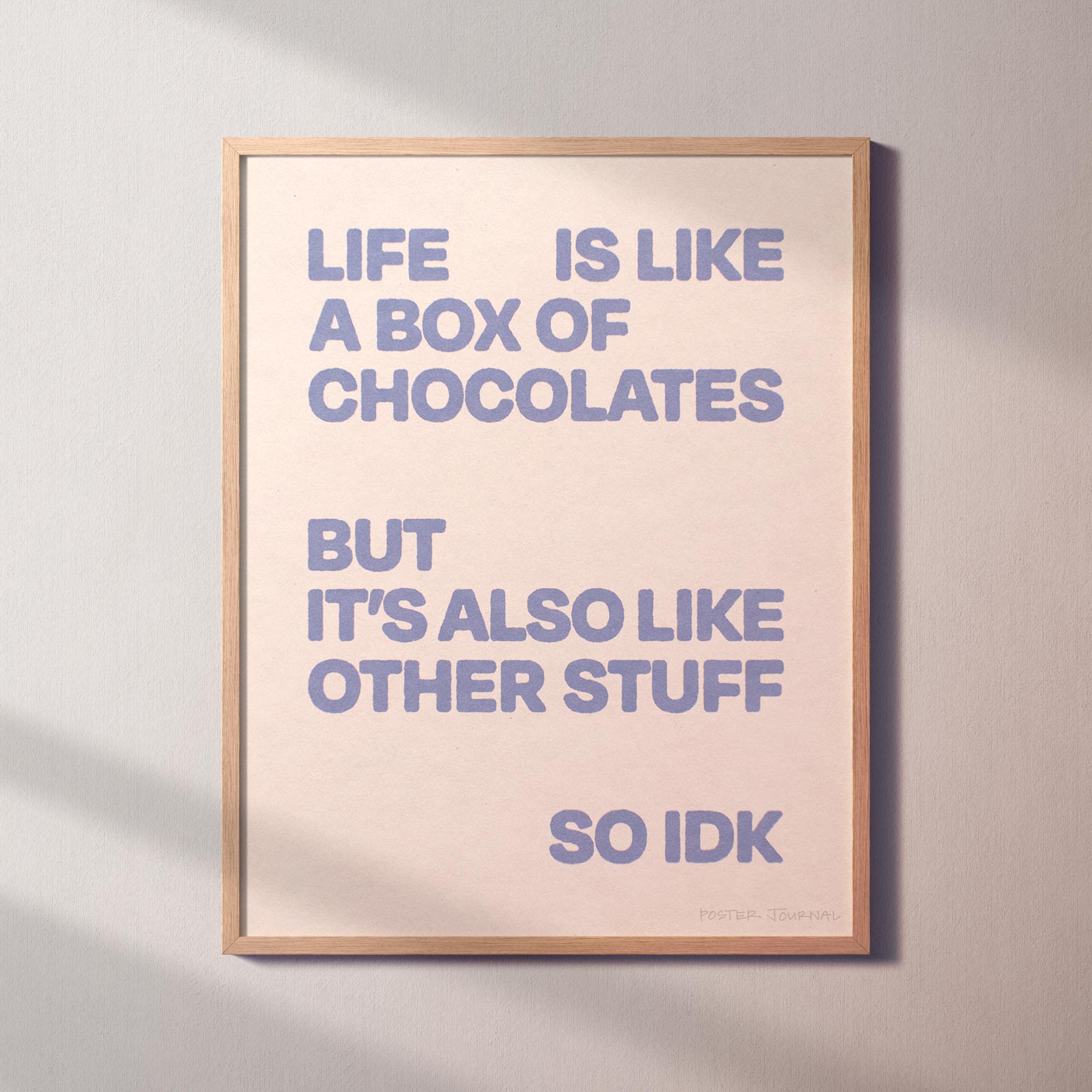 CHOCOLATES PRINT