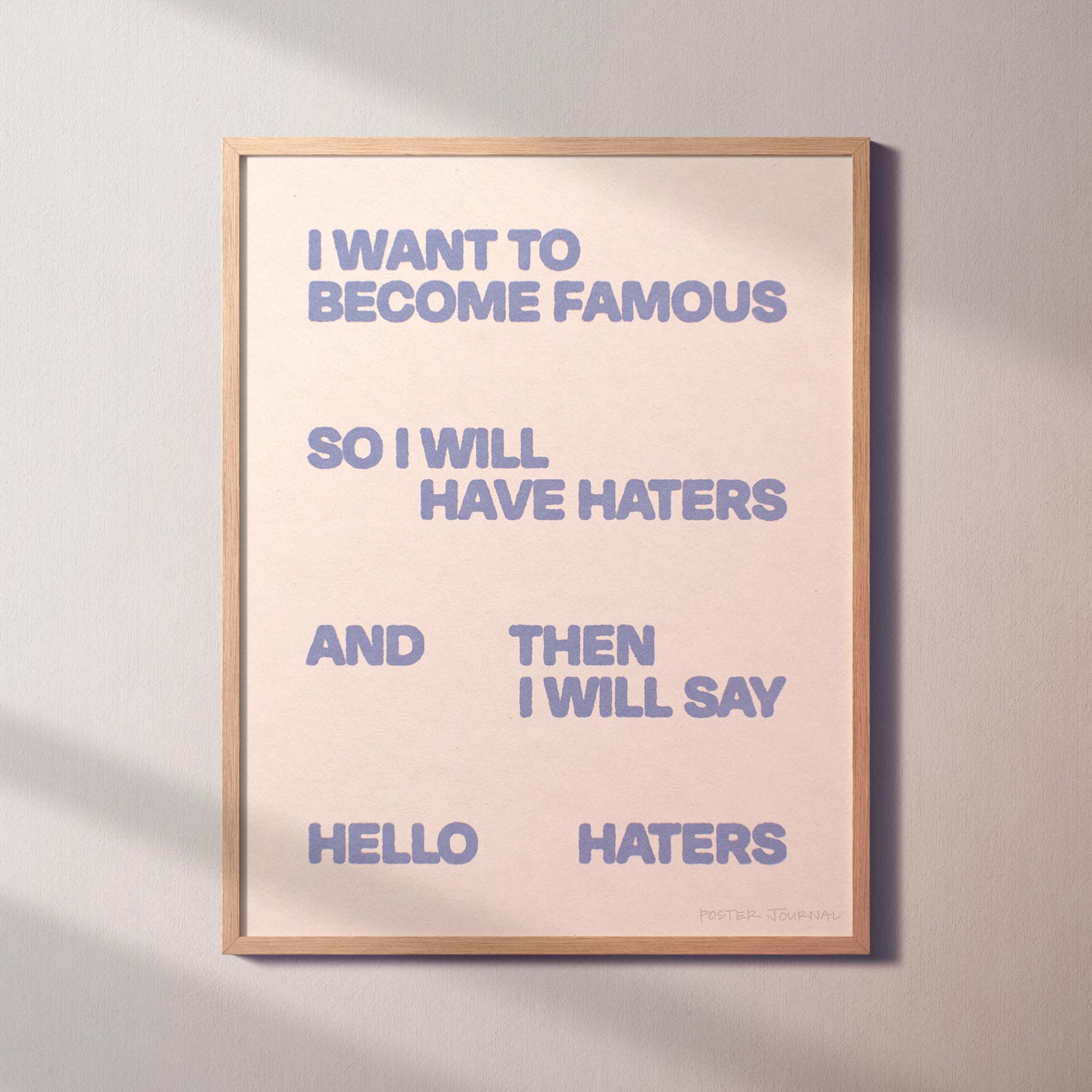 HATERS PRINT