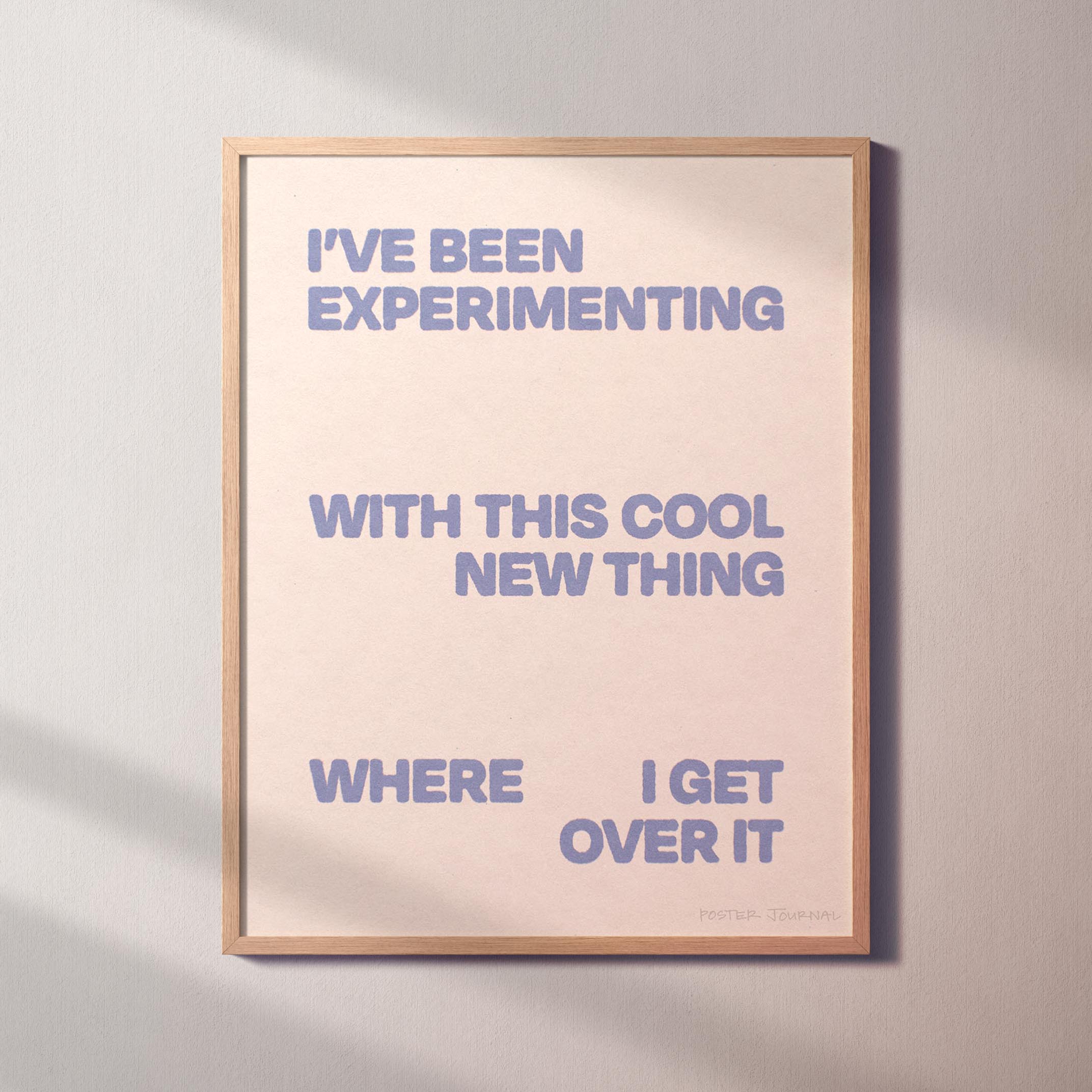 EXPERIMENTING PRINT