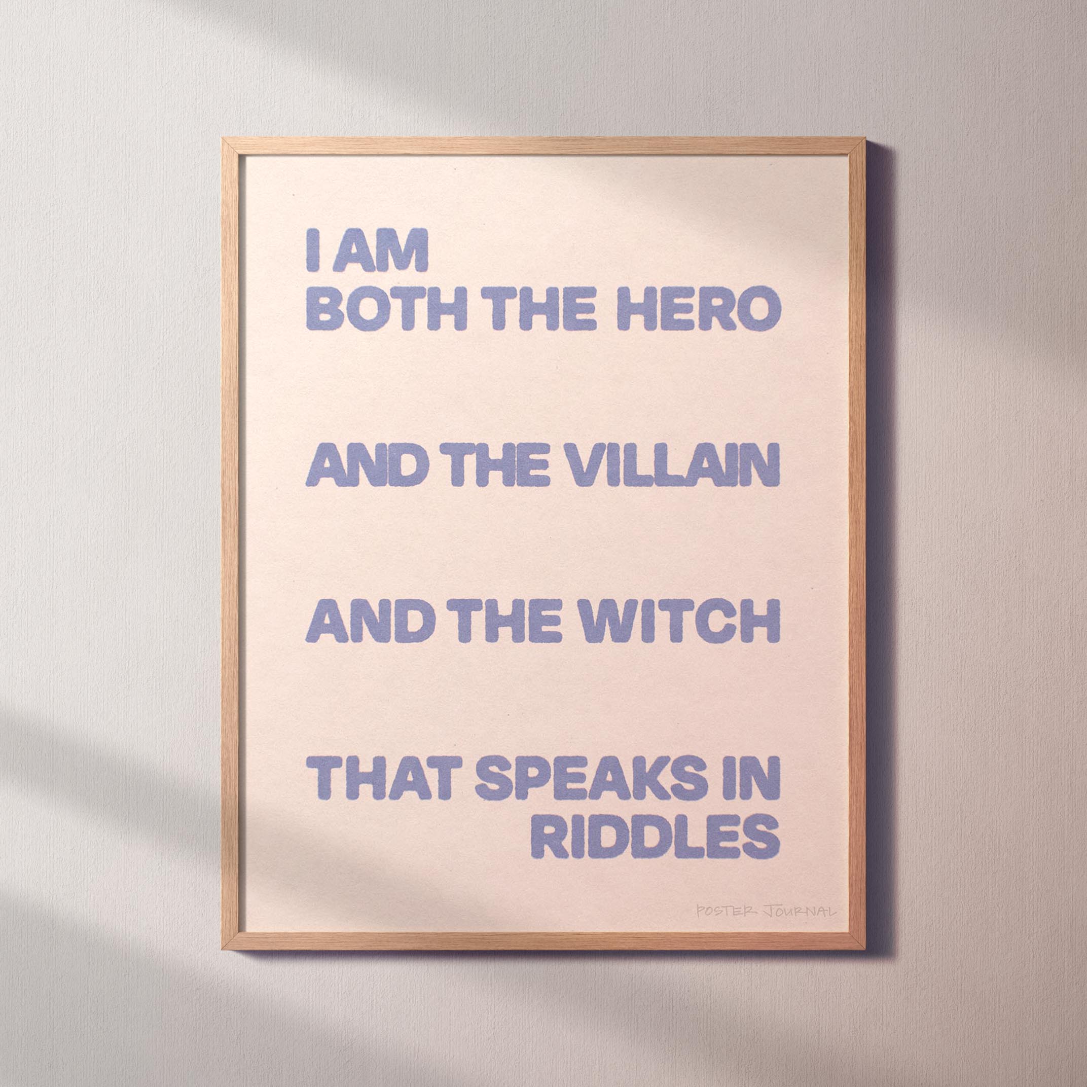 VILLAIN PRINT