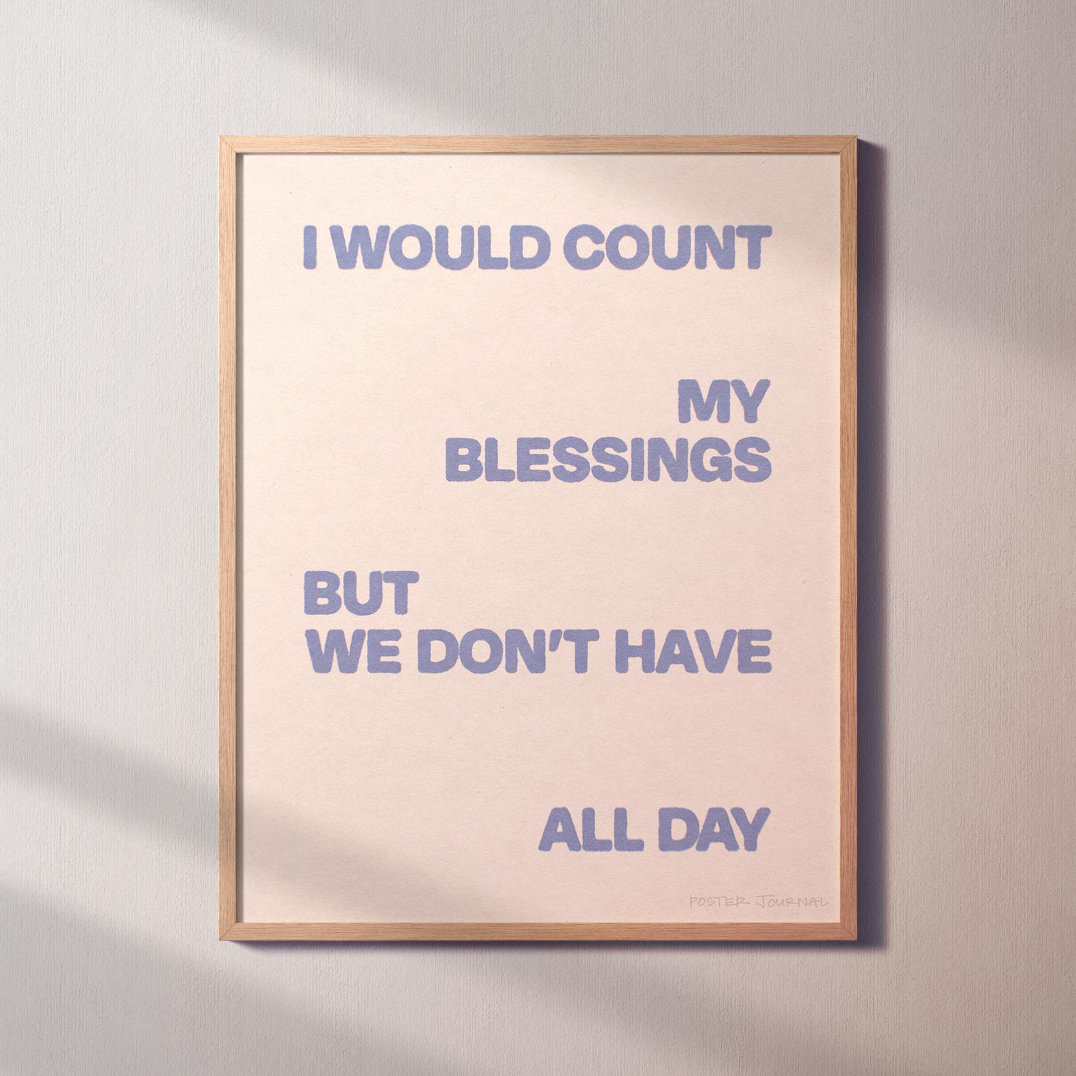 BLESSINGS PRINT