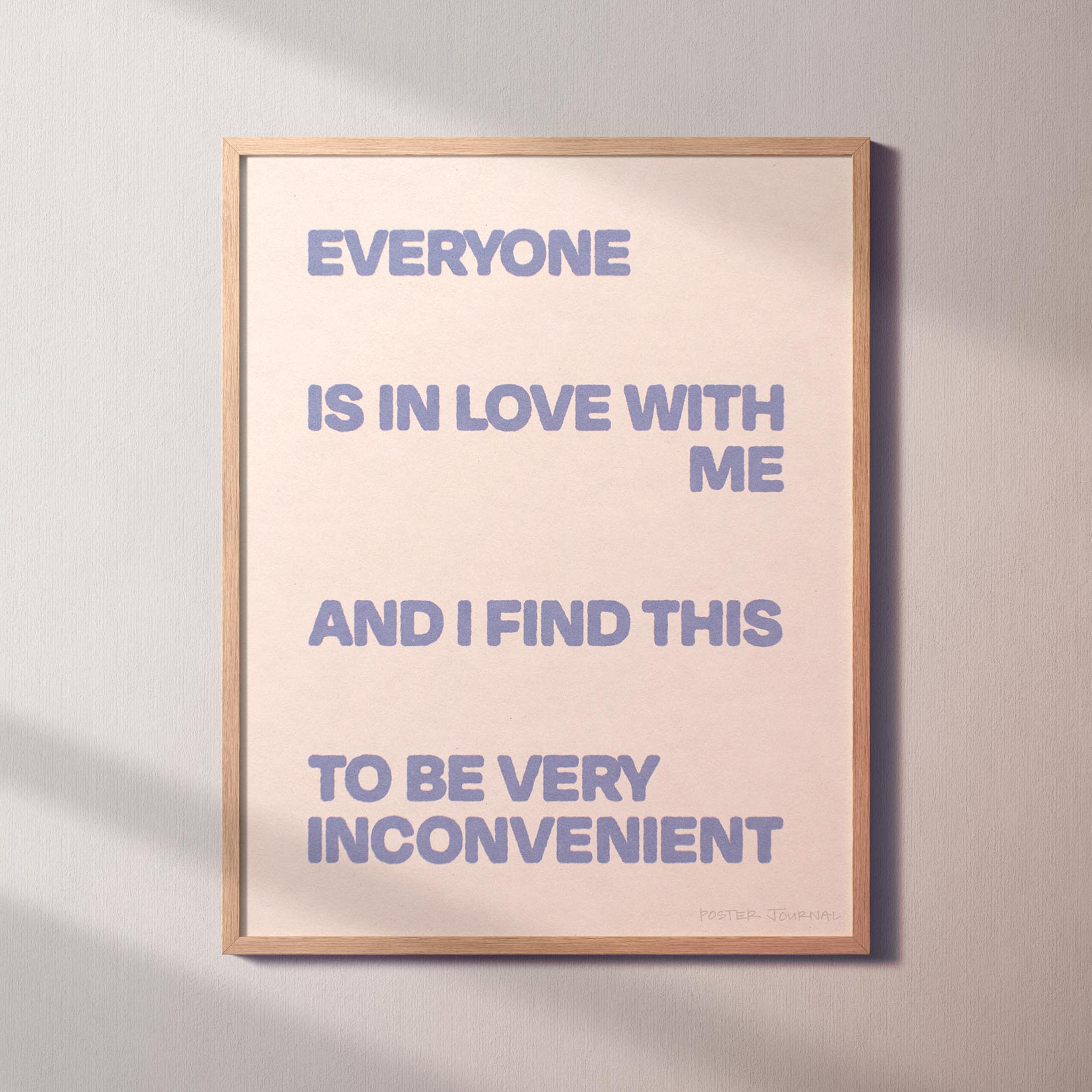 INCONVENIENT PRINT