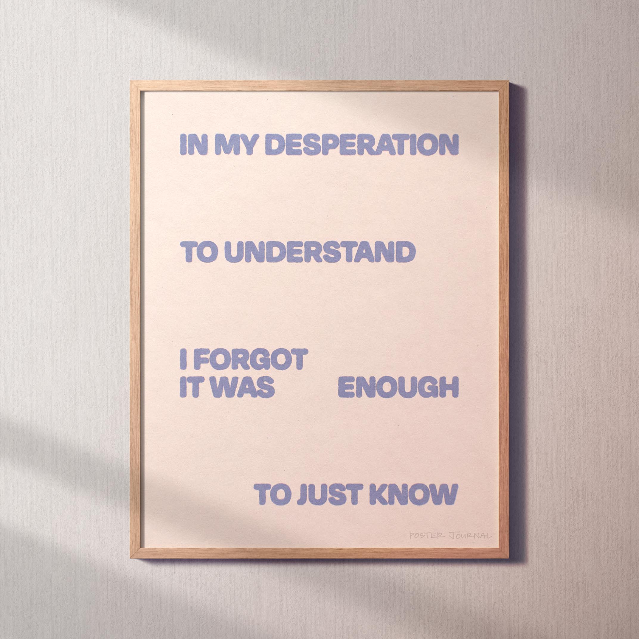 DESPERATION PRINT