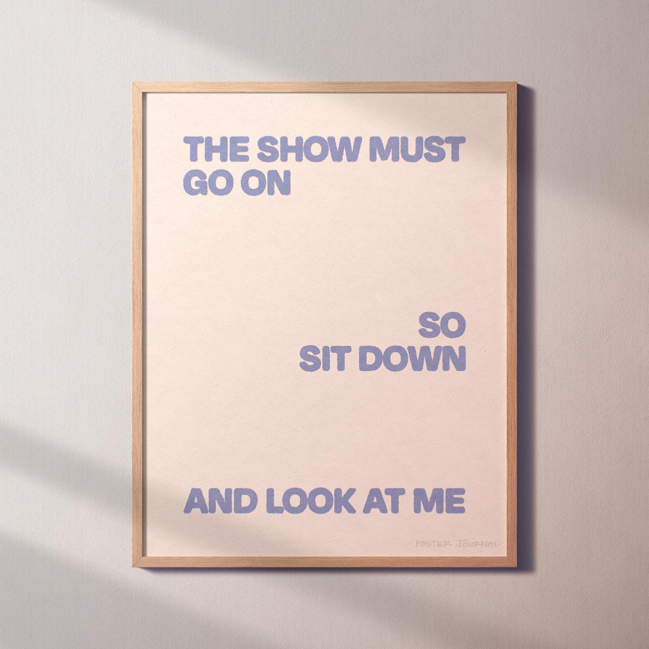 SHOW PRINT