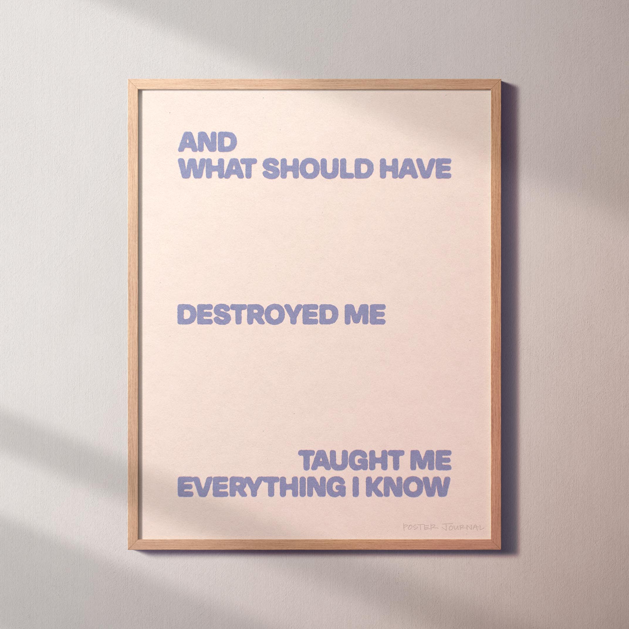 DESTROYED PRINT