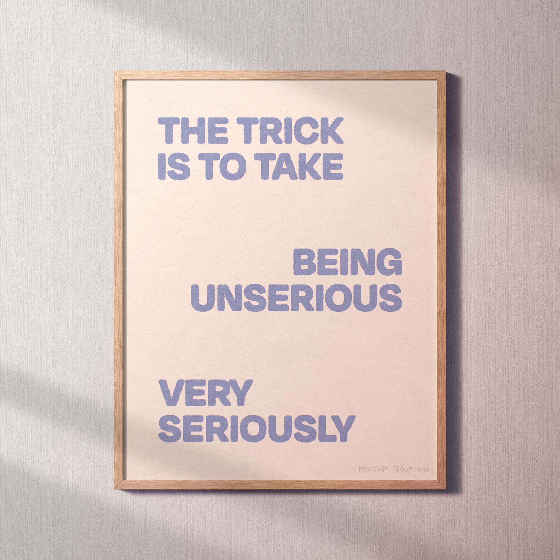 UNSERIOUS PRINT