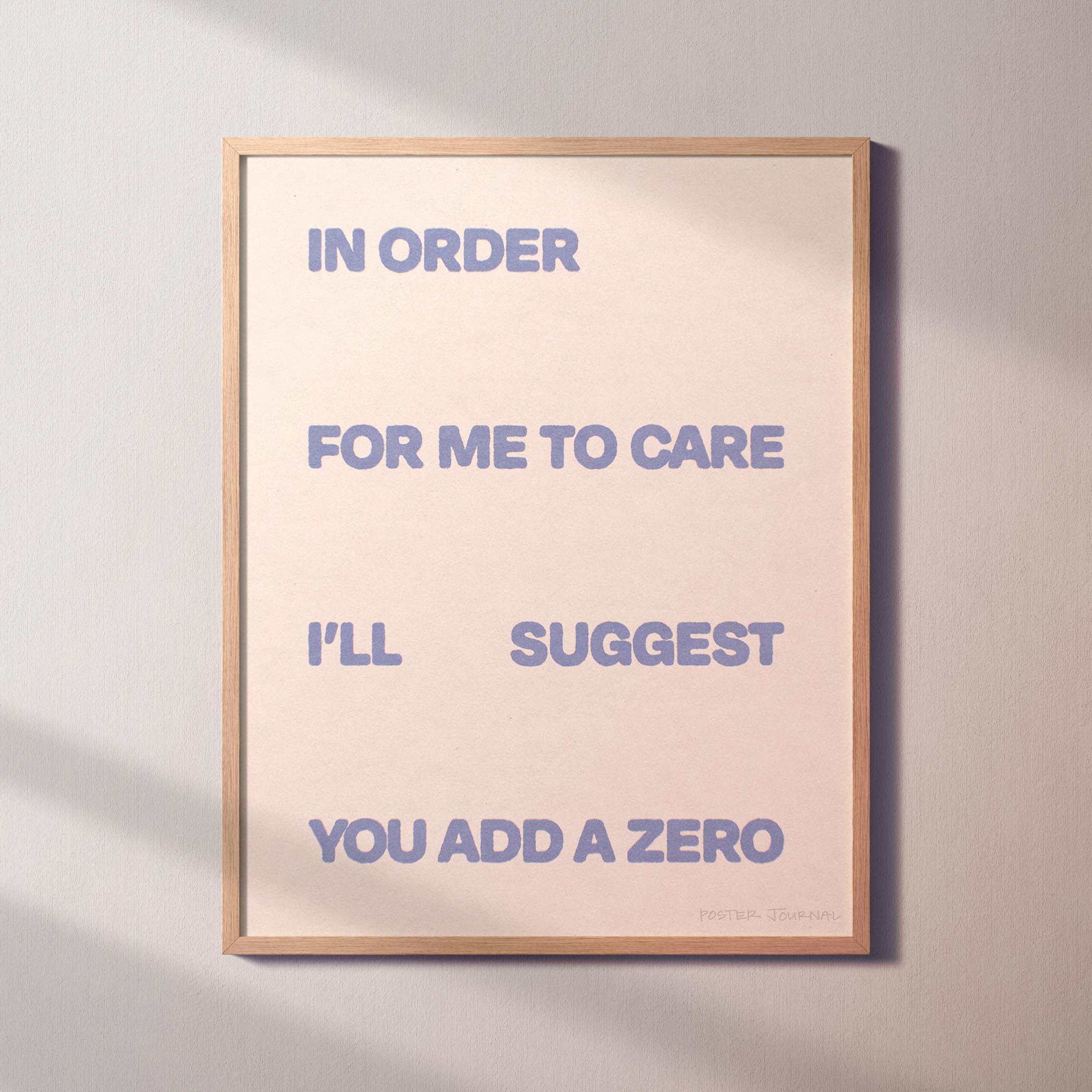 ZERO PRINT