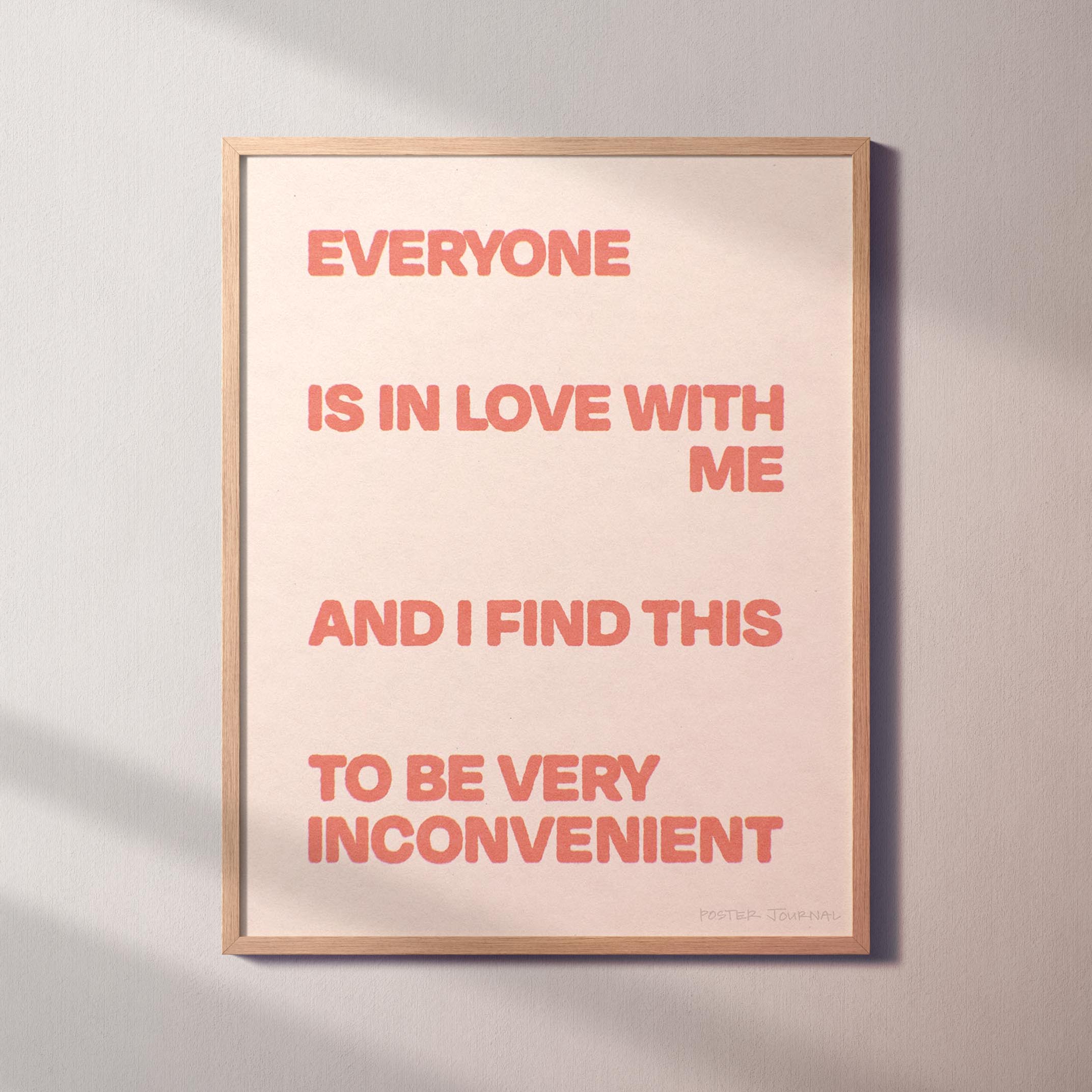 INCONVENIENT PRINT
