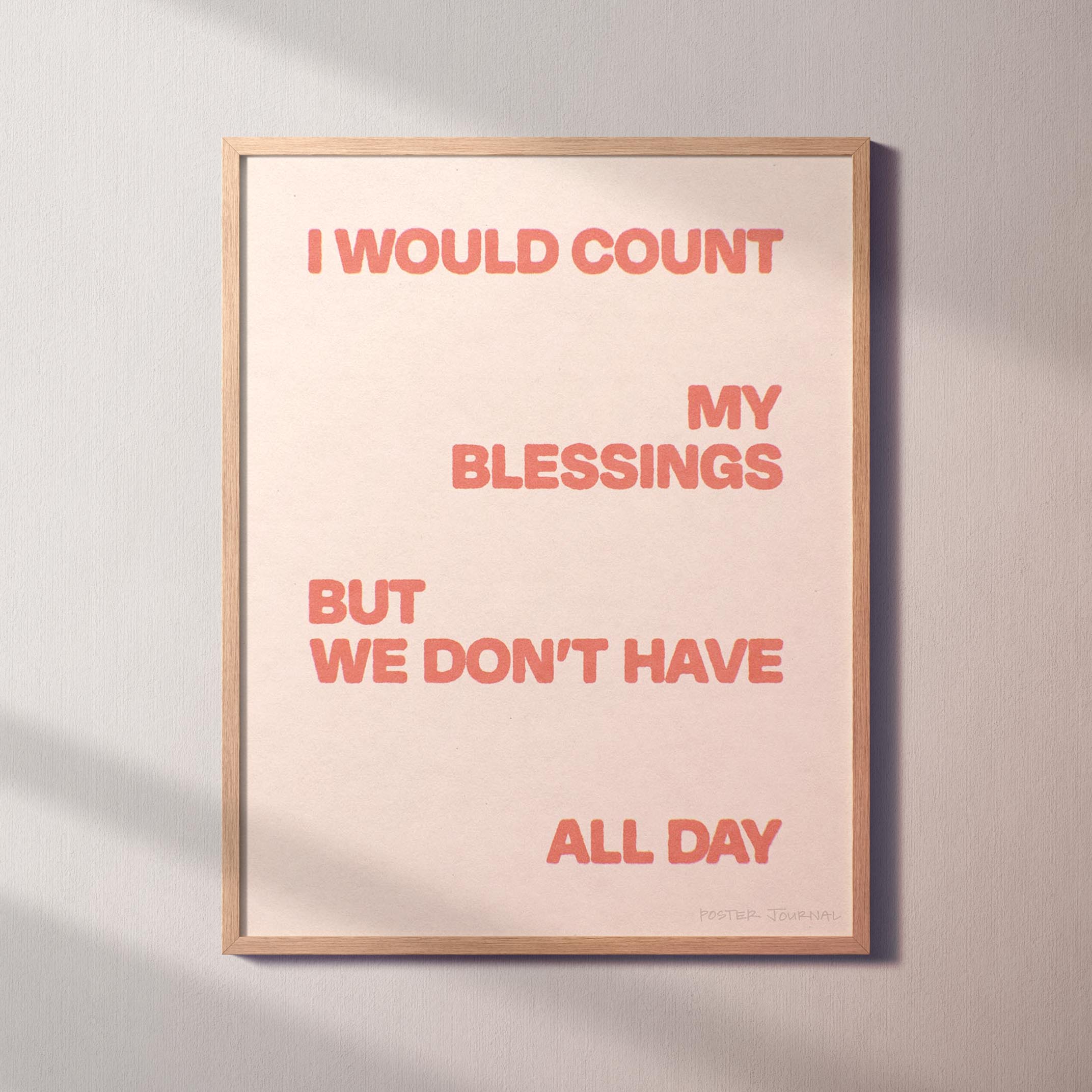 BLESSINGS PRINT