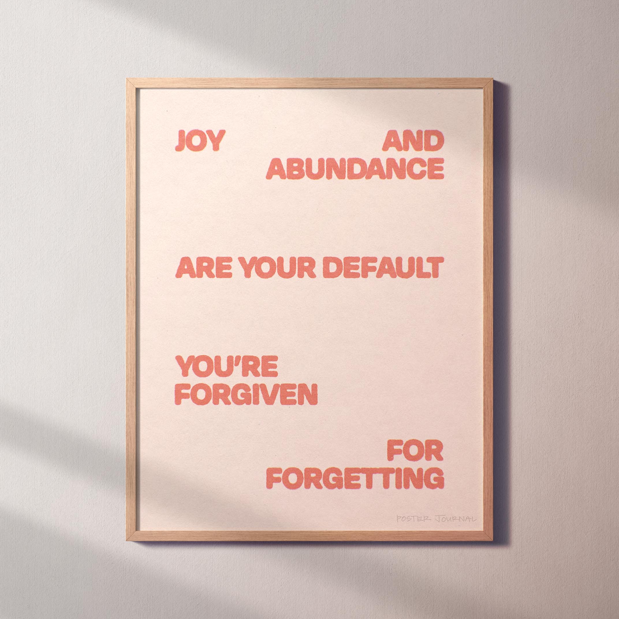 FORGIVEN PRINT
