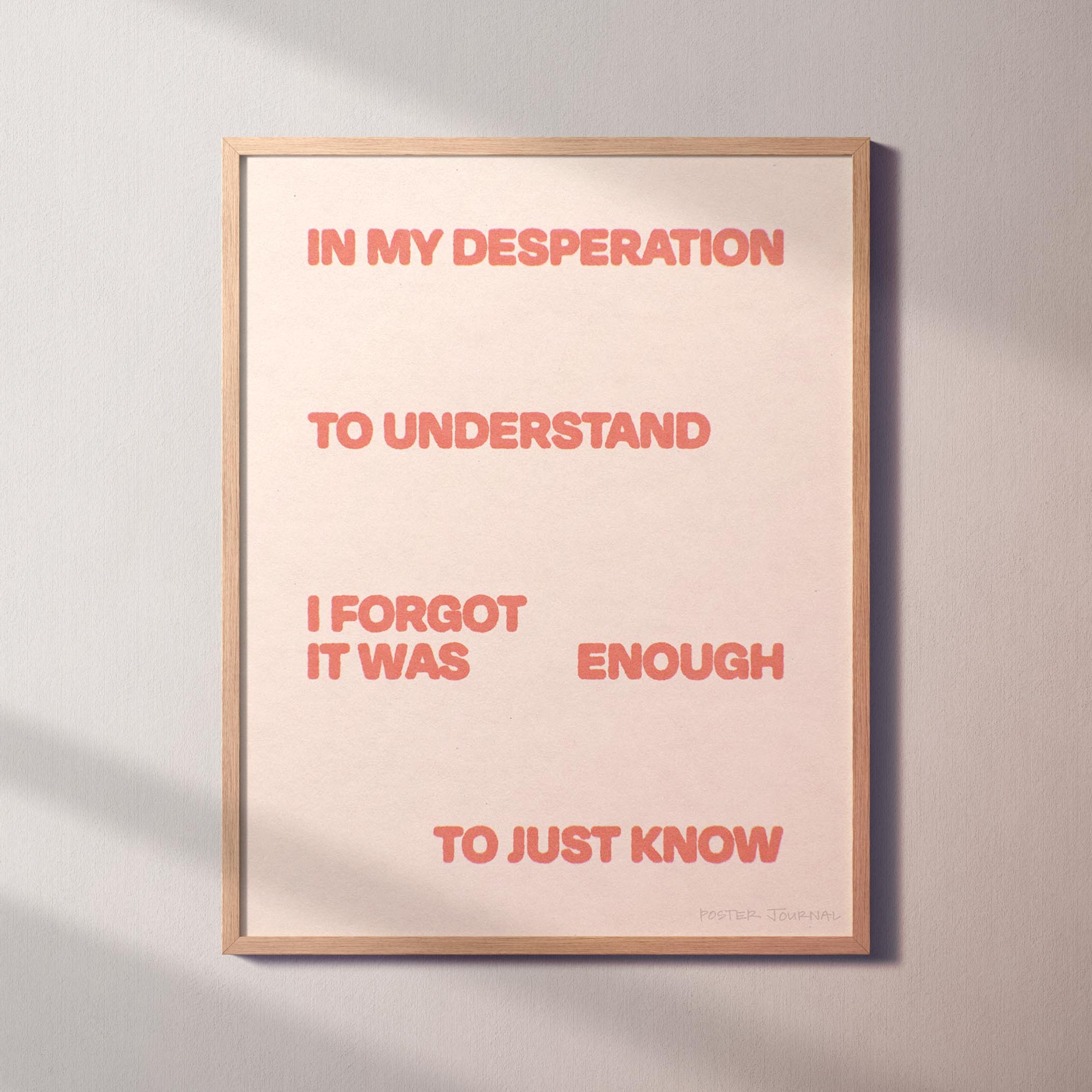 DESPERATION PRINT