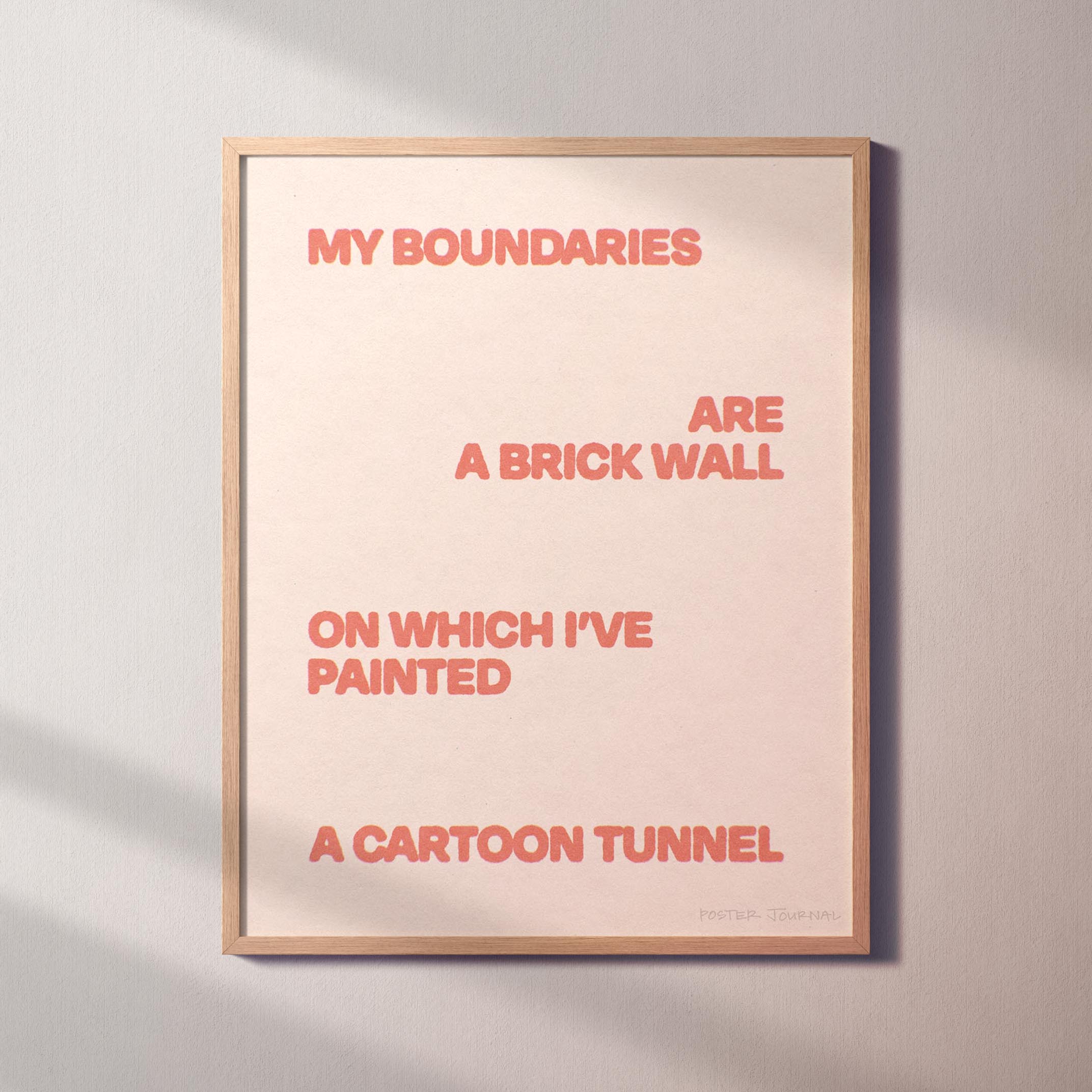 BOUNDARIES PRINT