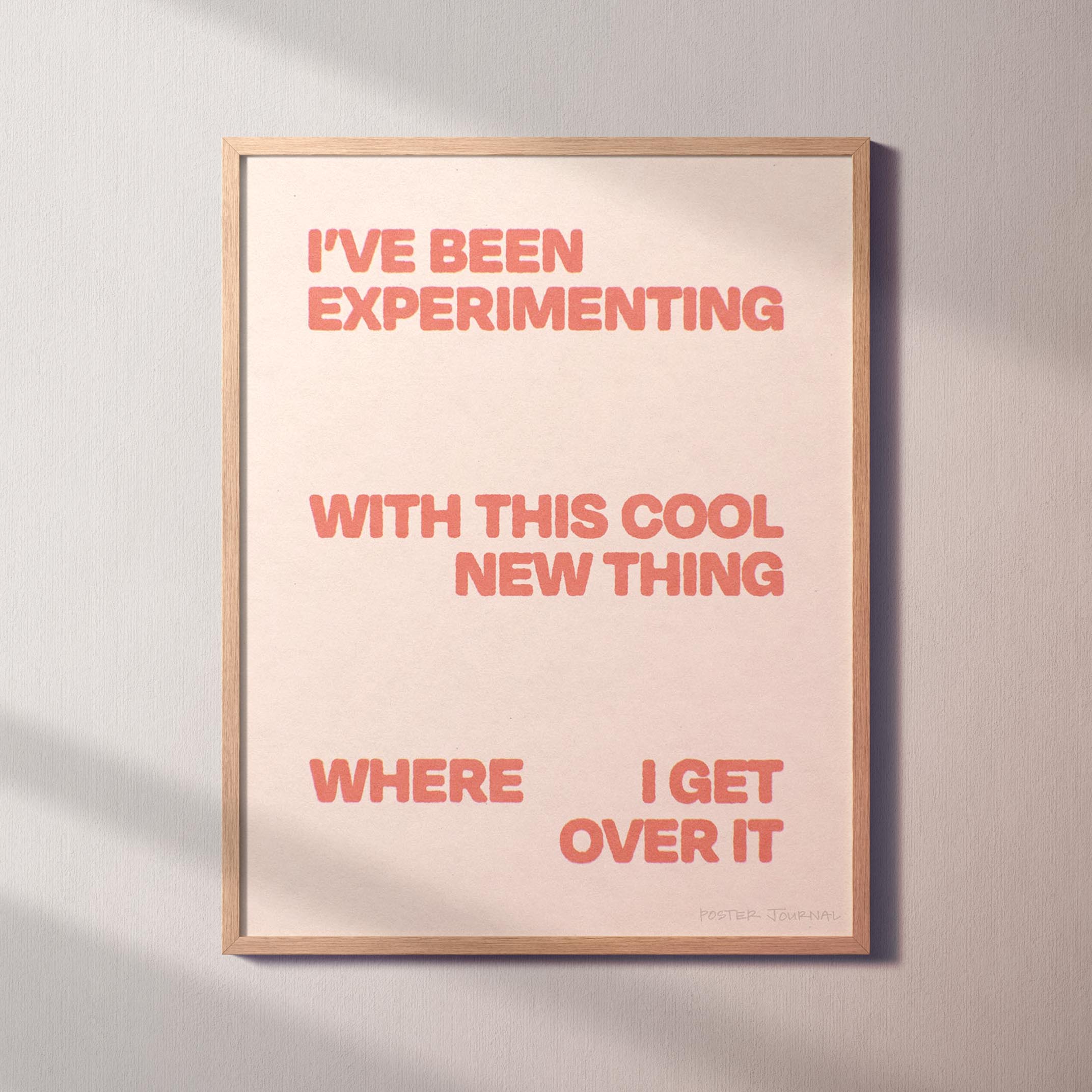 EXPERIMENTING PRINT