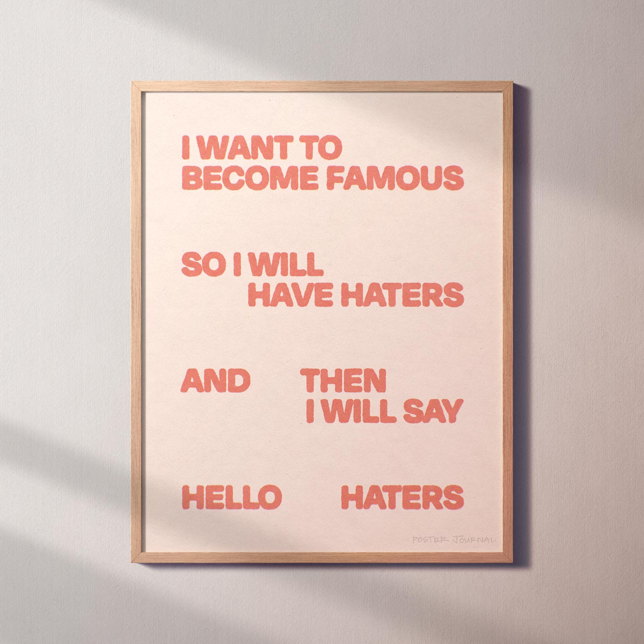 HATERS PRINT