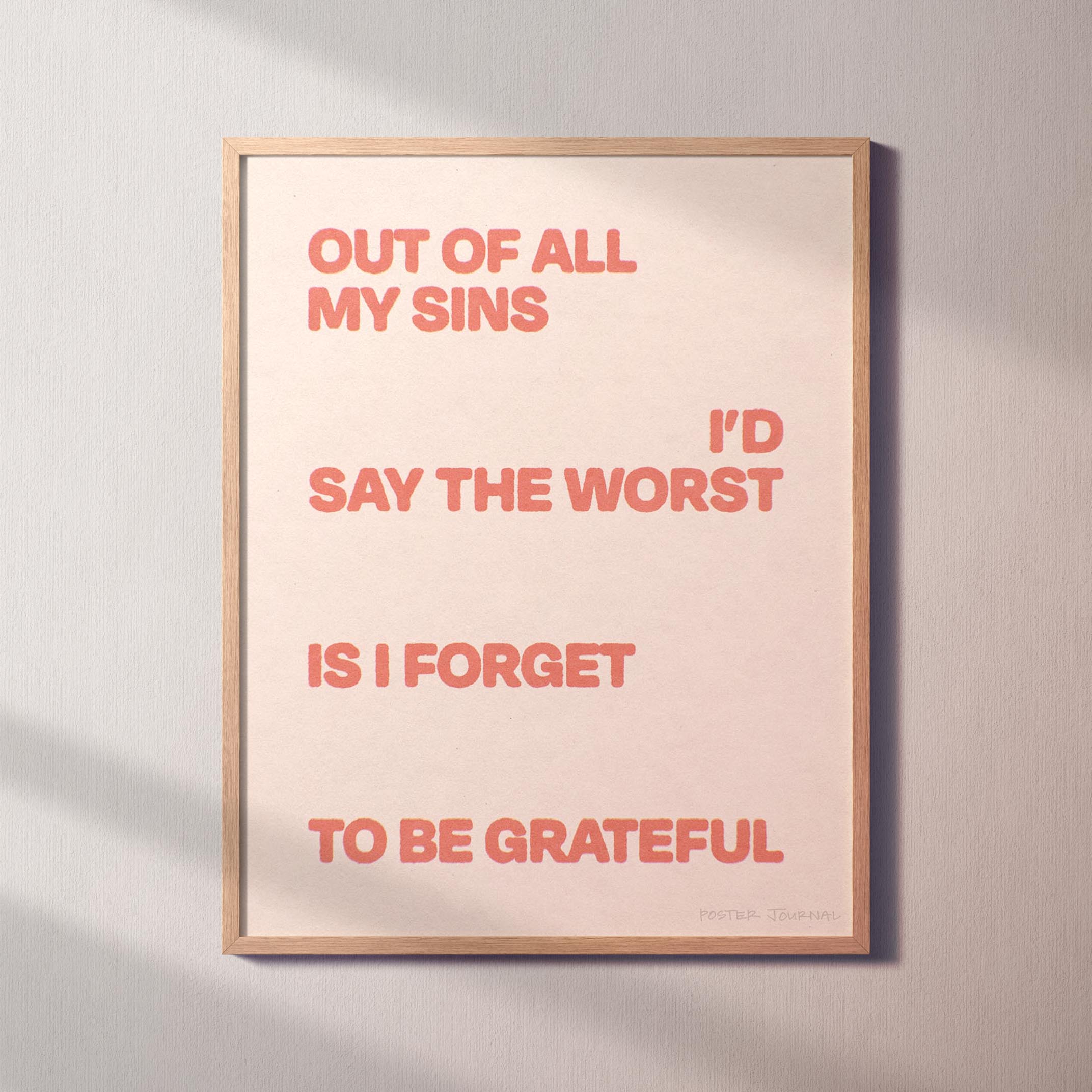 GRATEFUL PRINT