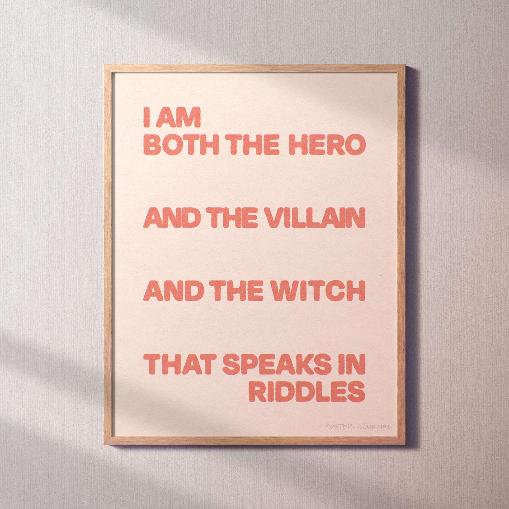 VILLAIN PRINT