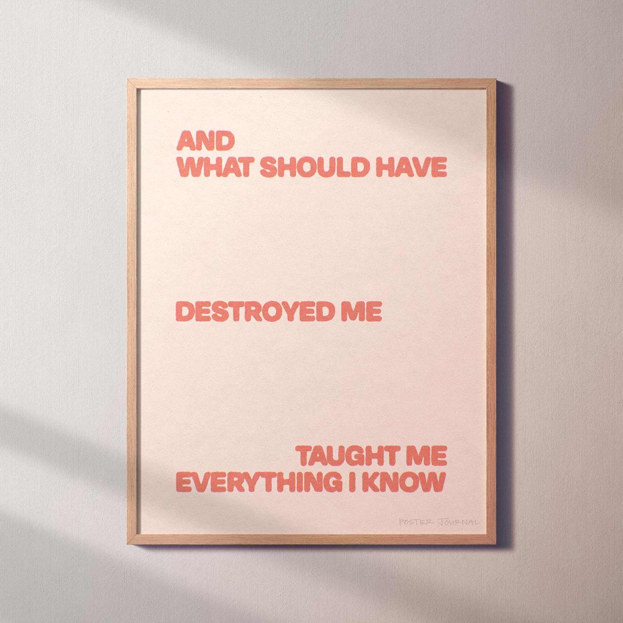 DESTROYED PRINT