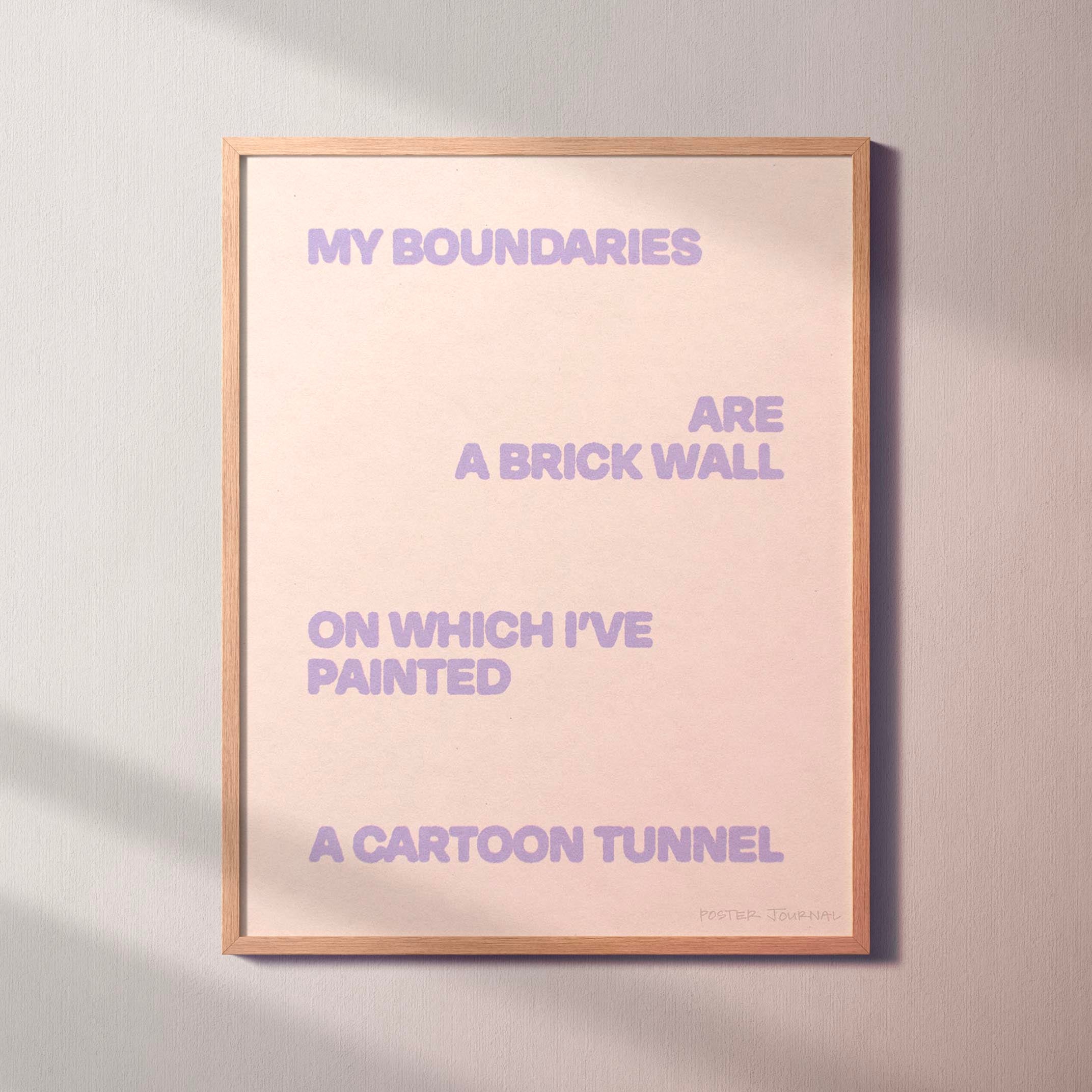 BOUNDARIES PRINT
