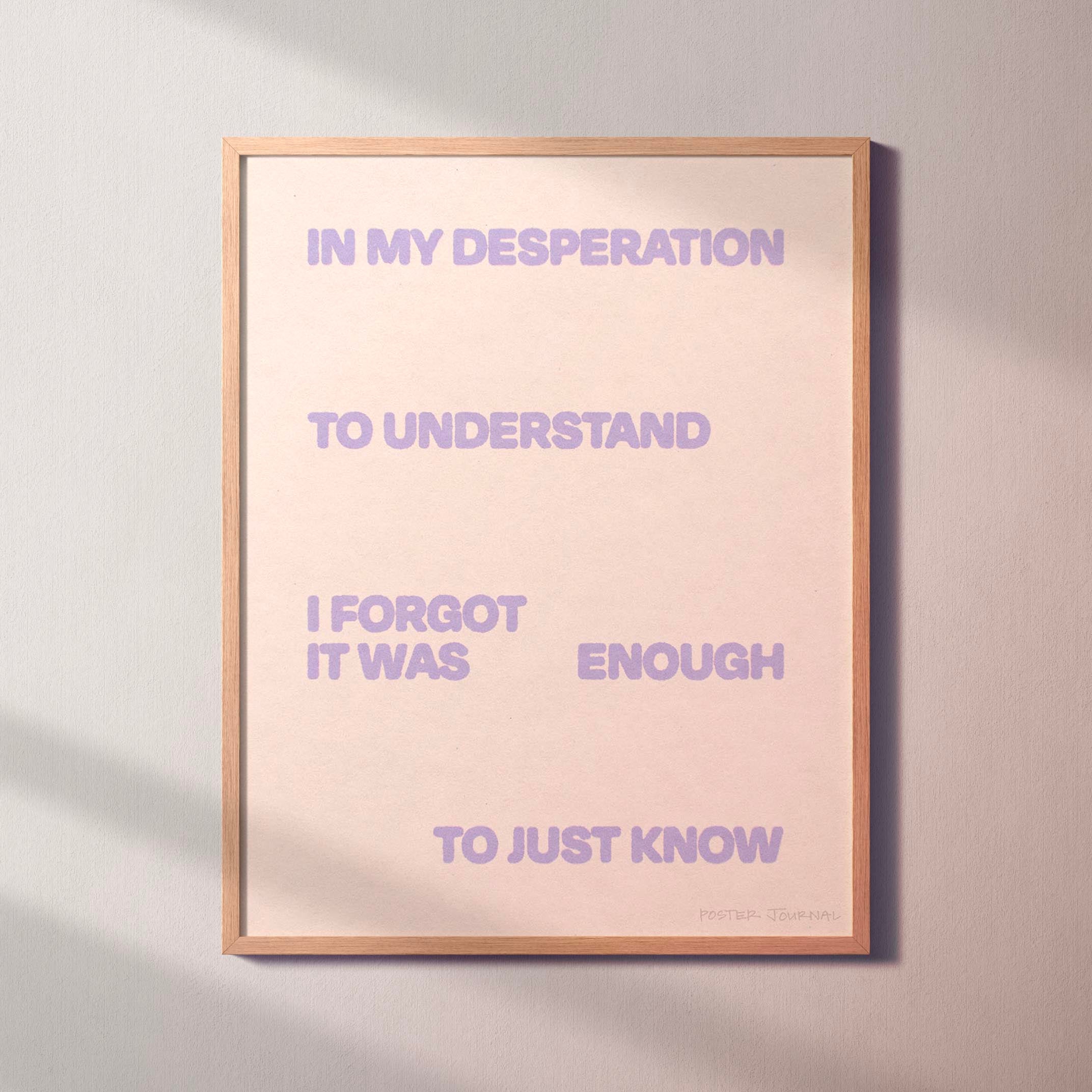 DESPERATION PRINT