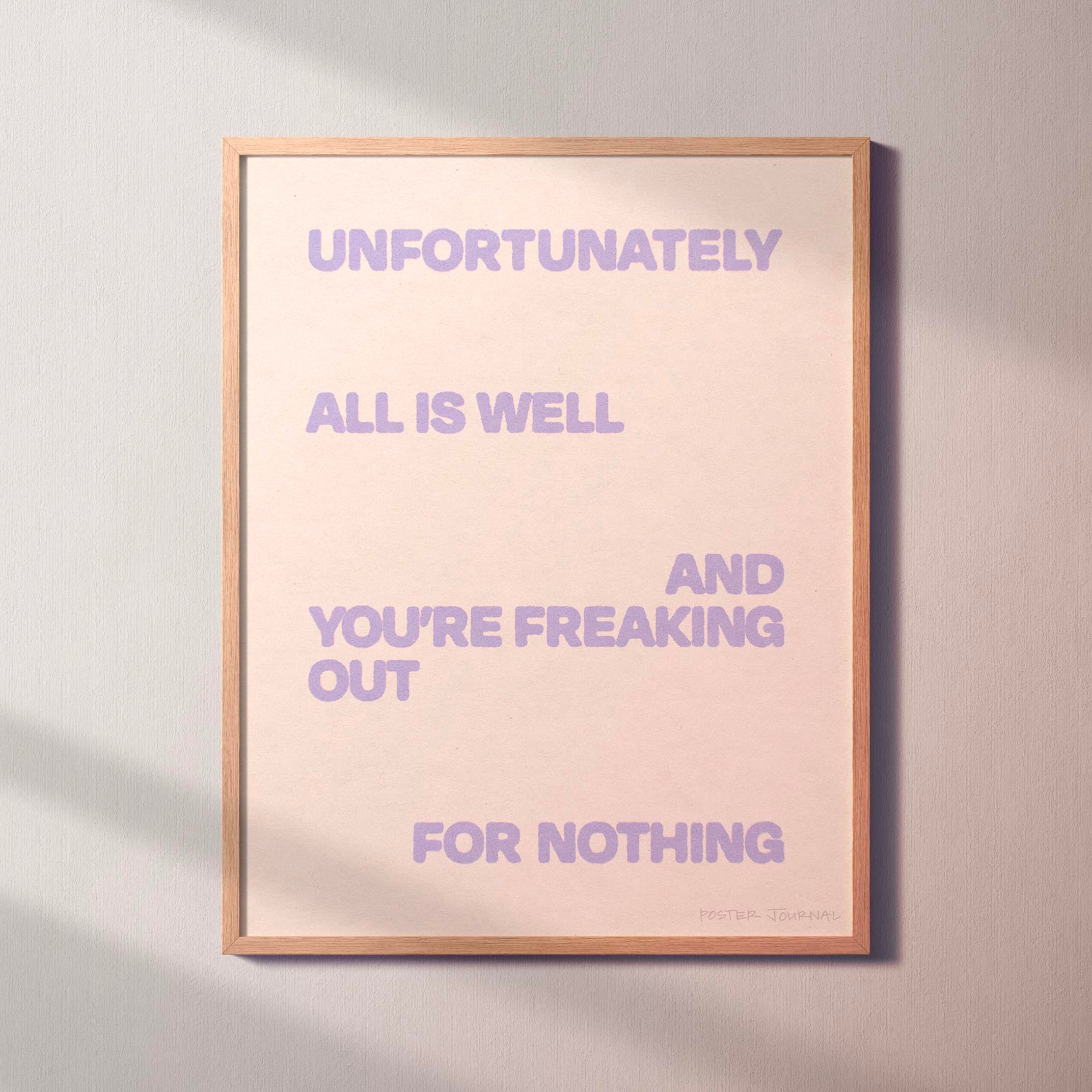 UNFORTUNATELY PRINT