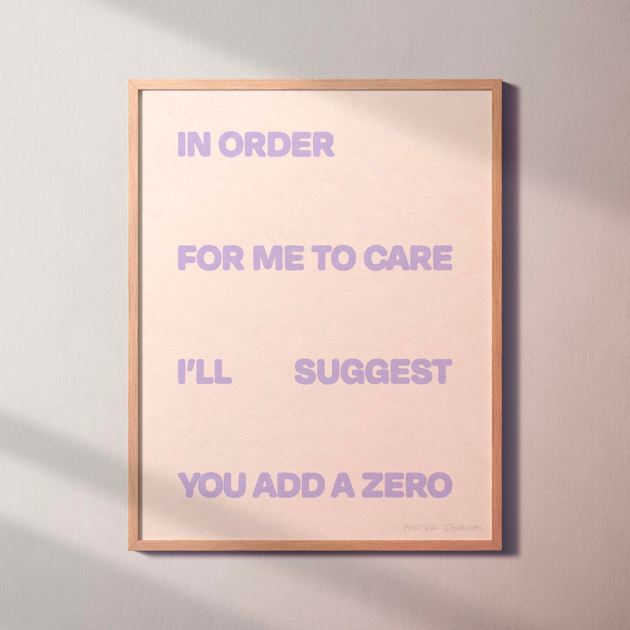ZERO PRINT