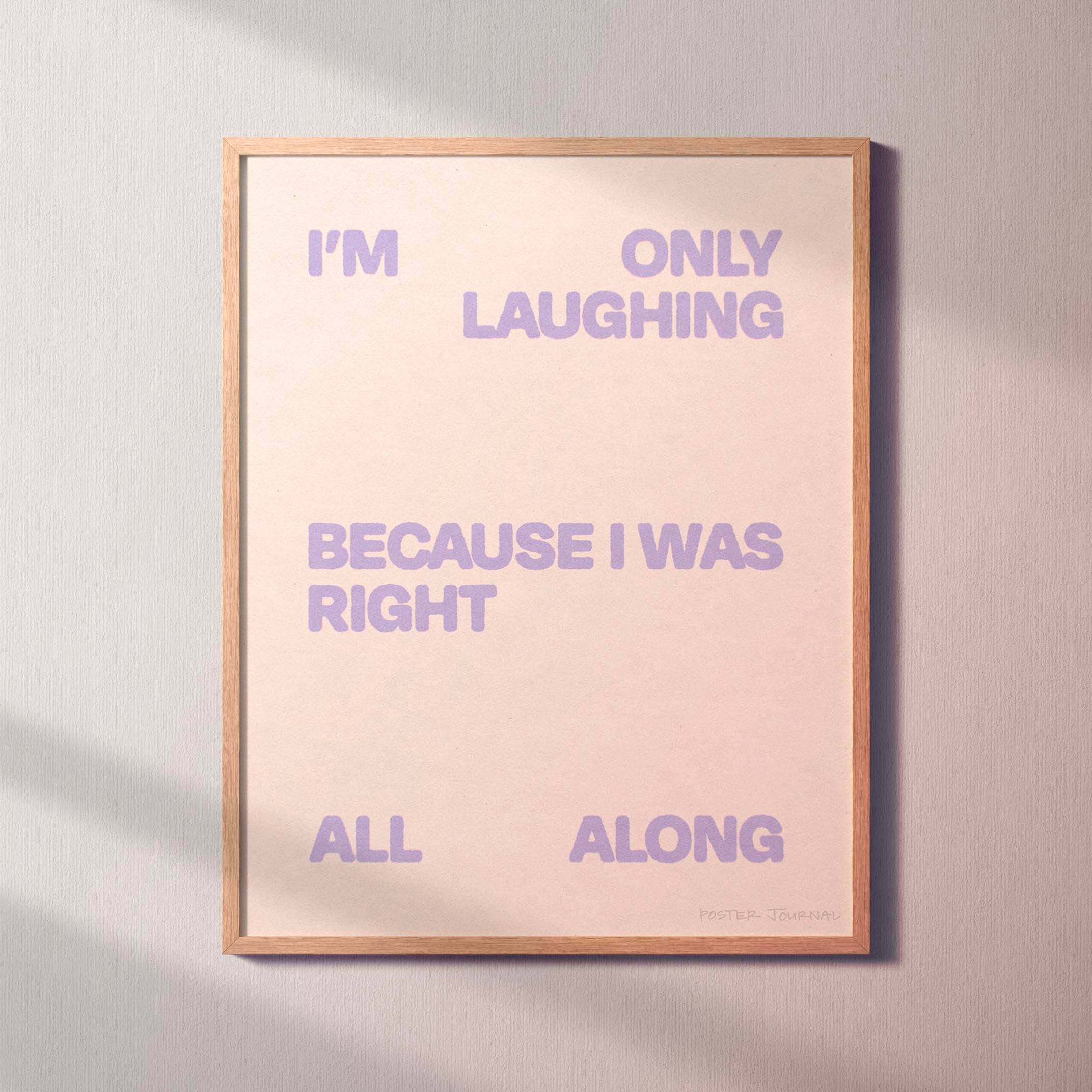 LAUGHING PRINT