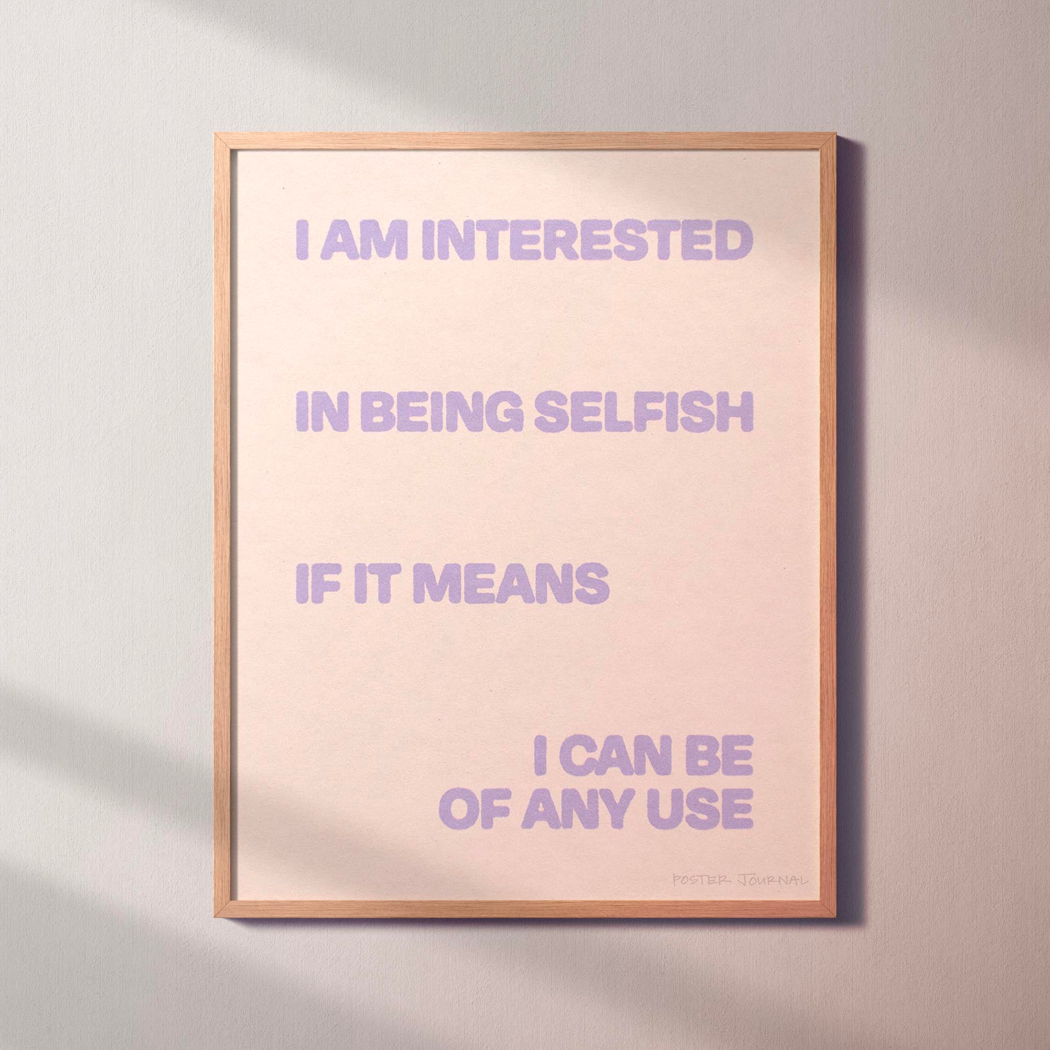 SELFISH PRINT
