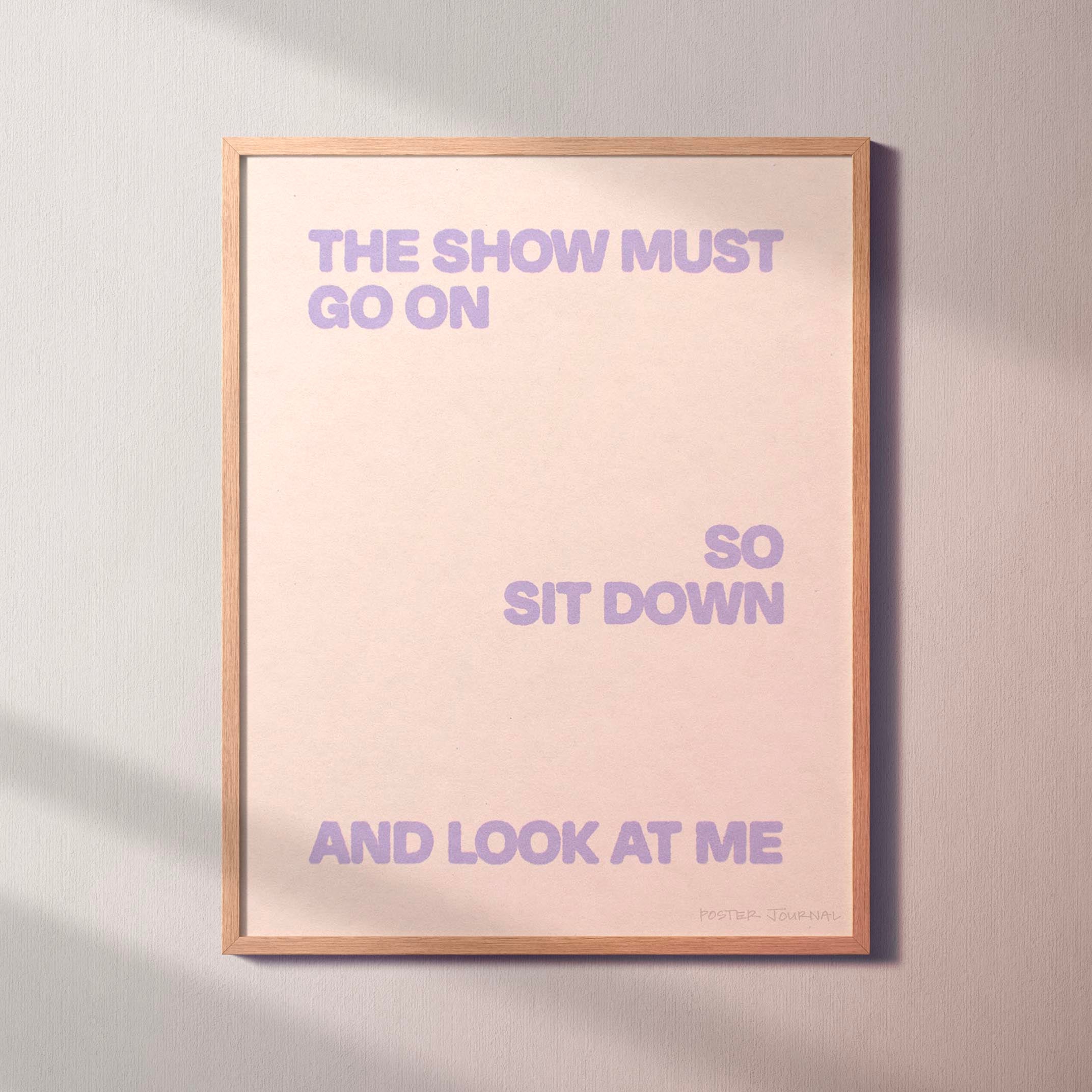 SHOW PRINT