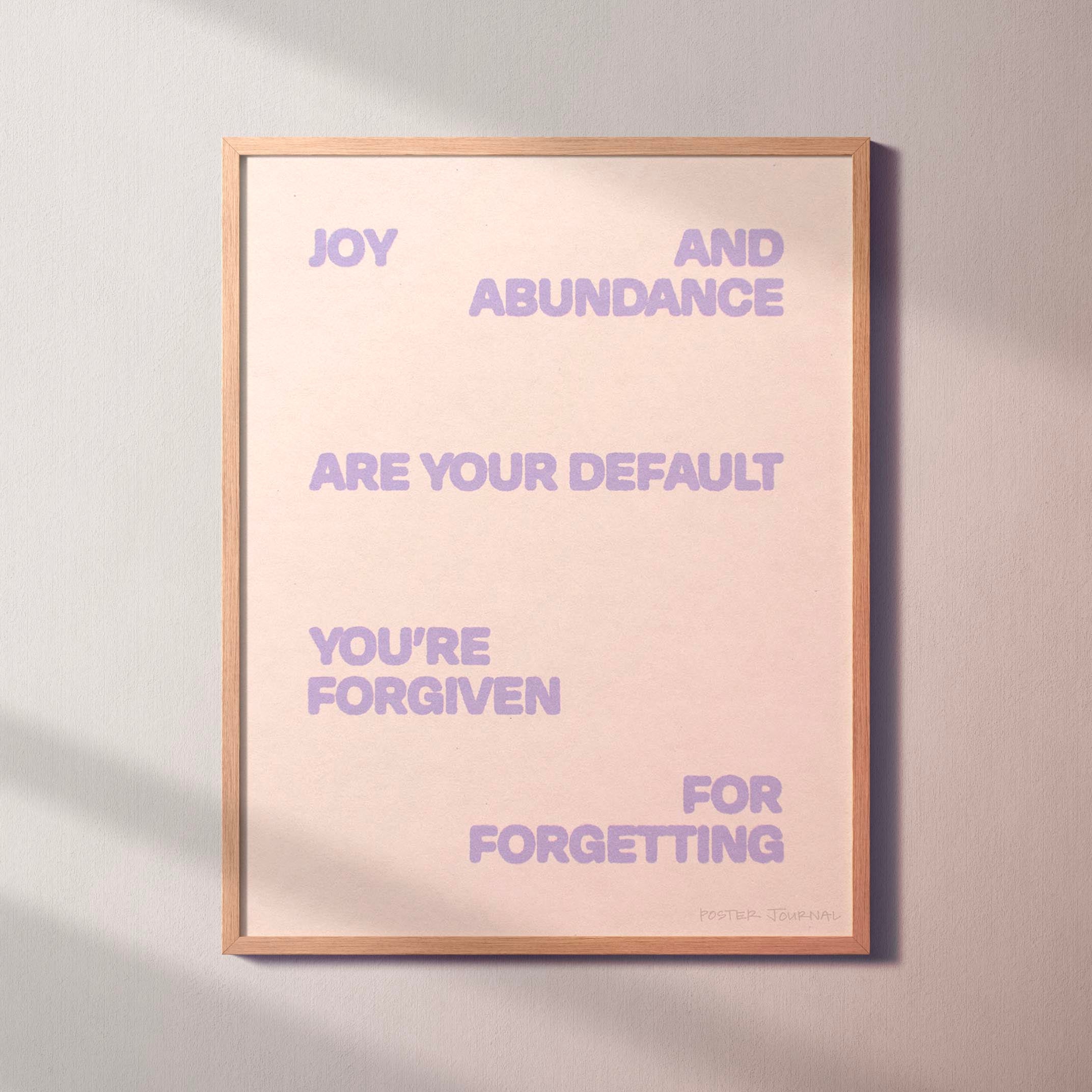 FORGIVEN PRINT
