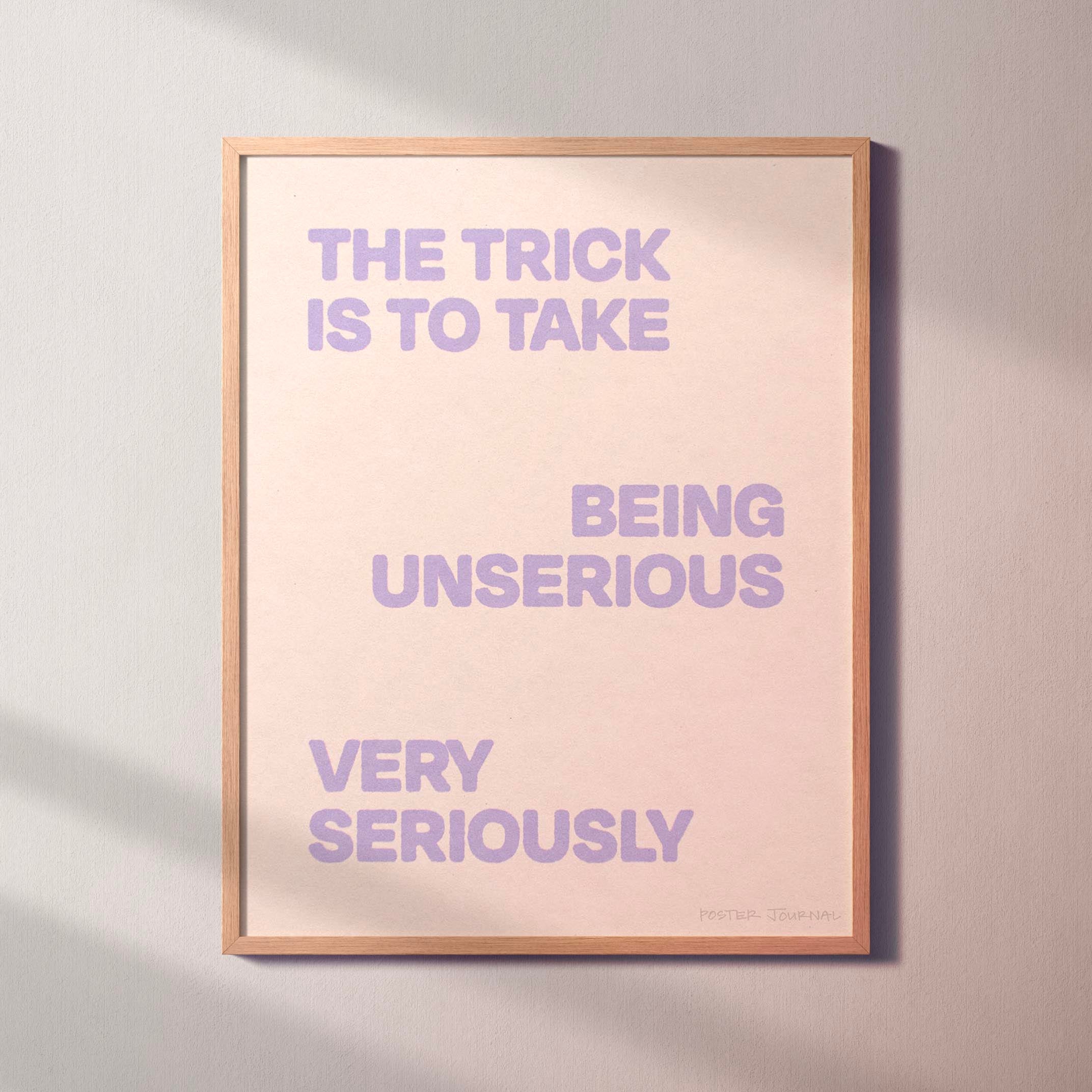 UNSERIOUS PRINT