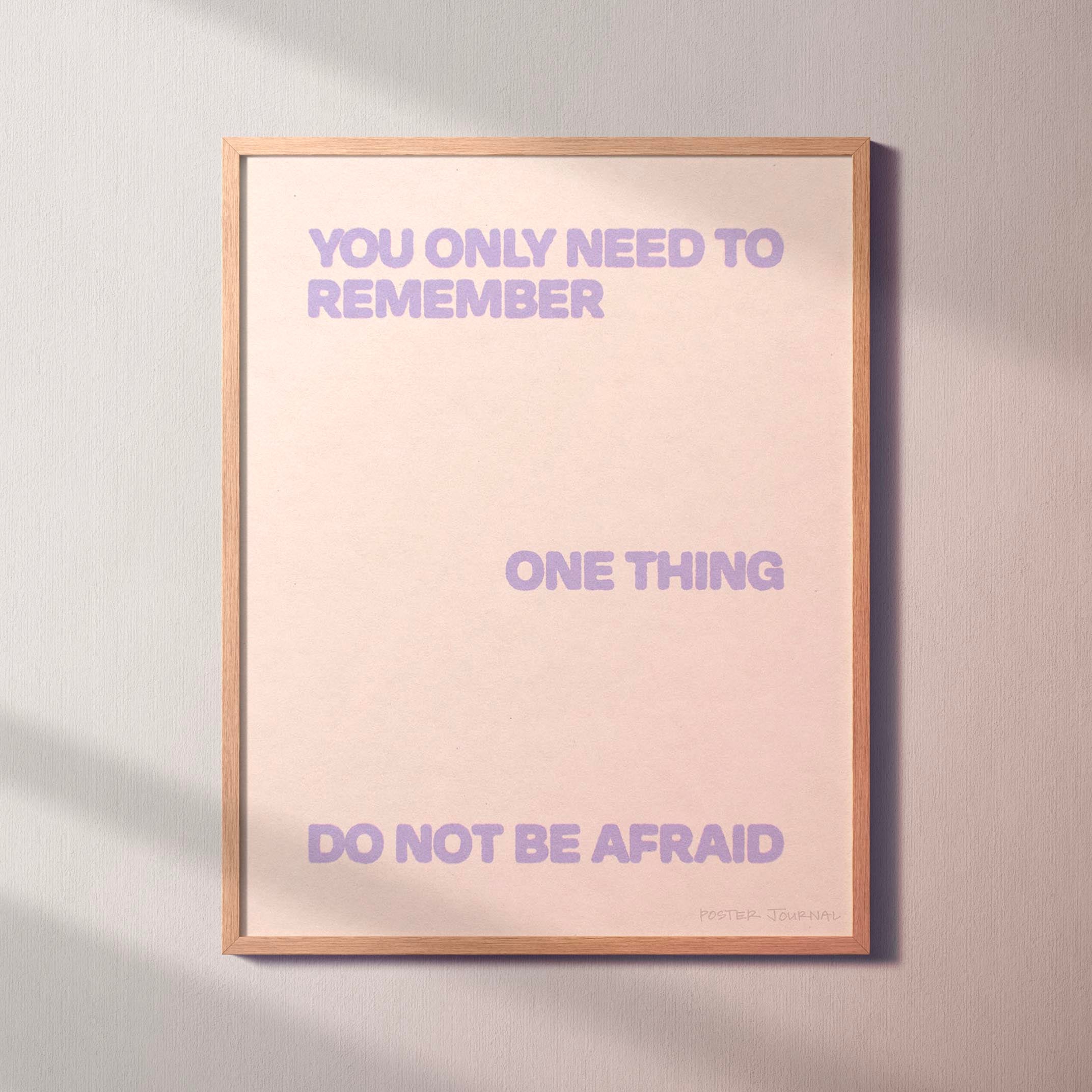 AFRAID PRINT