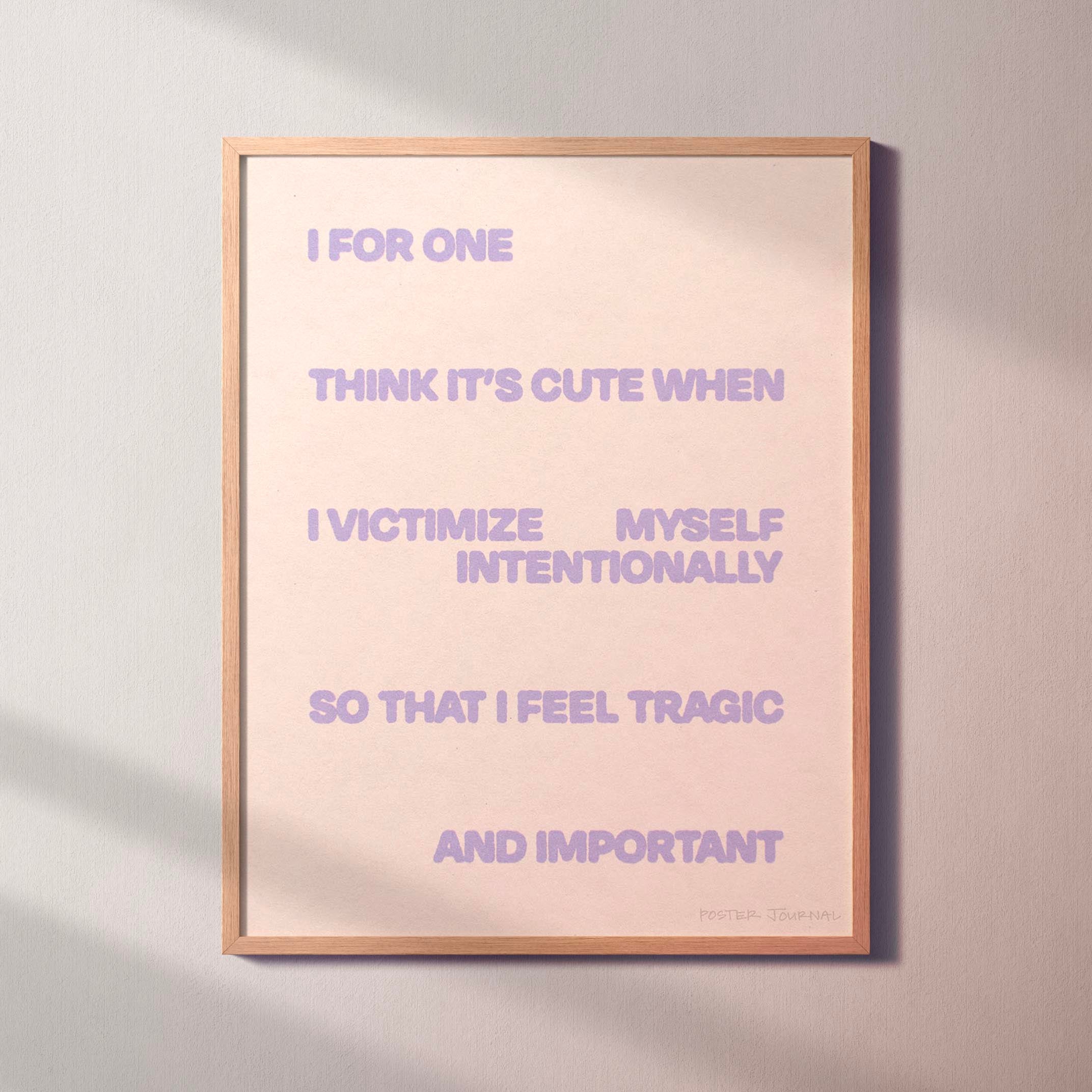TRAGIC PRINT