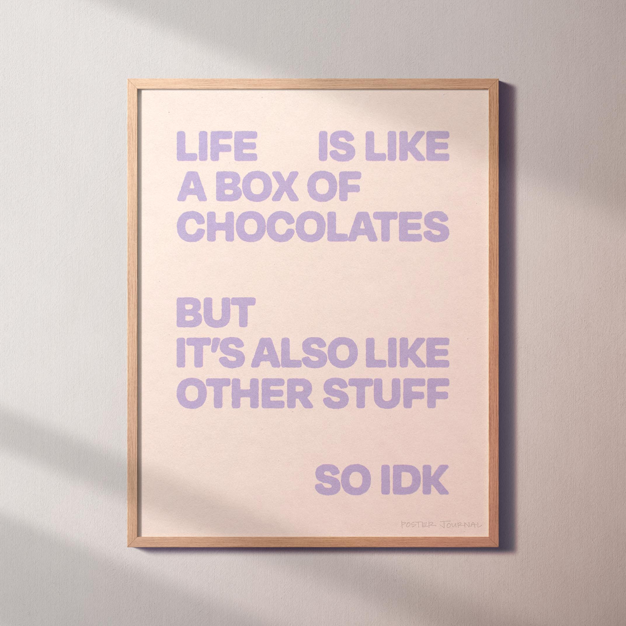 CHOCOLATES PRINT