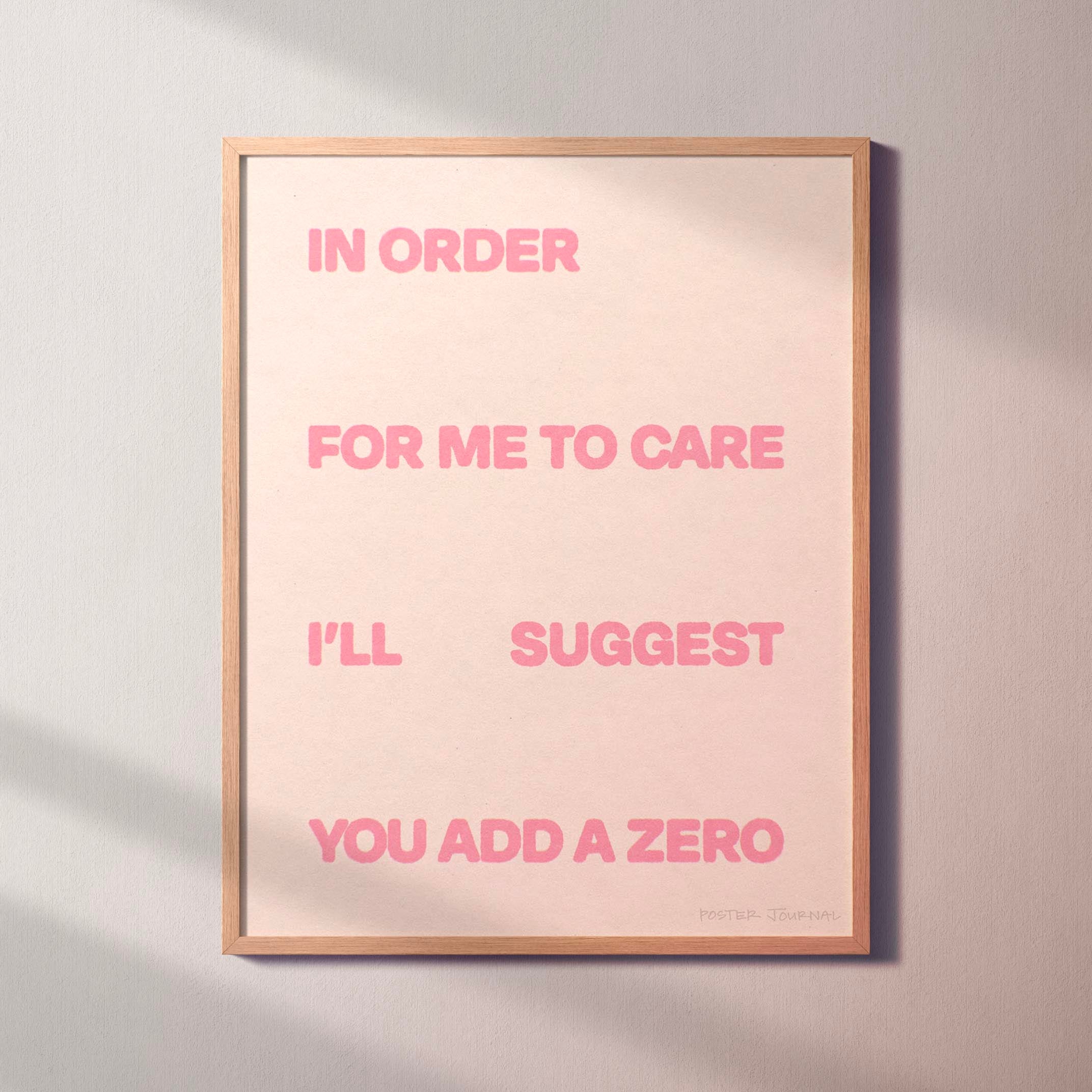 ZERO PRINT