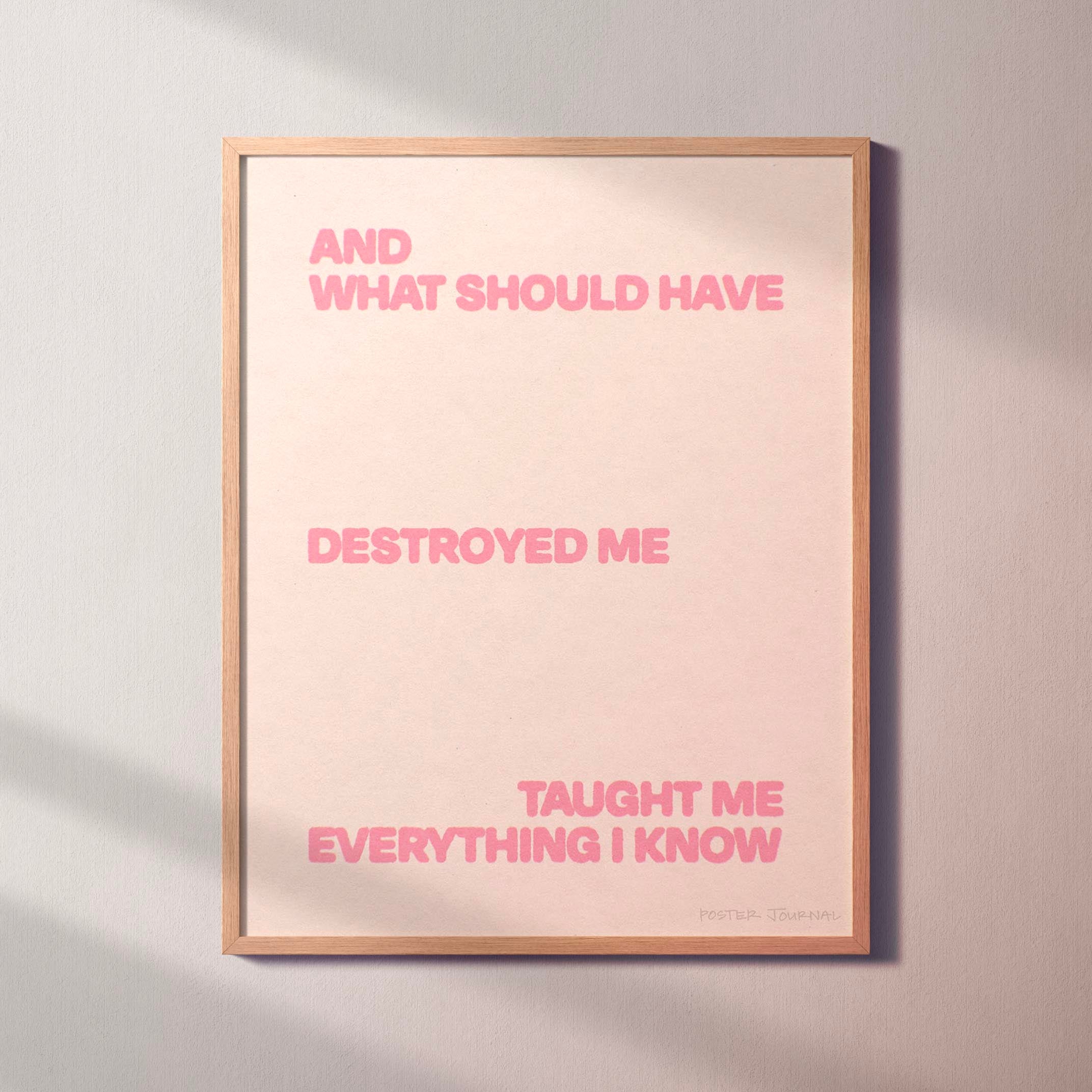 DESTROYED PRINT