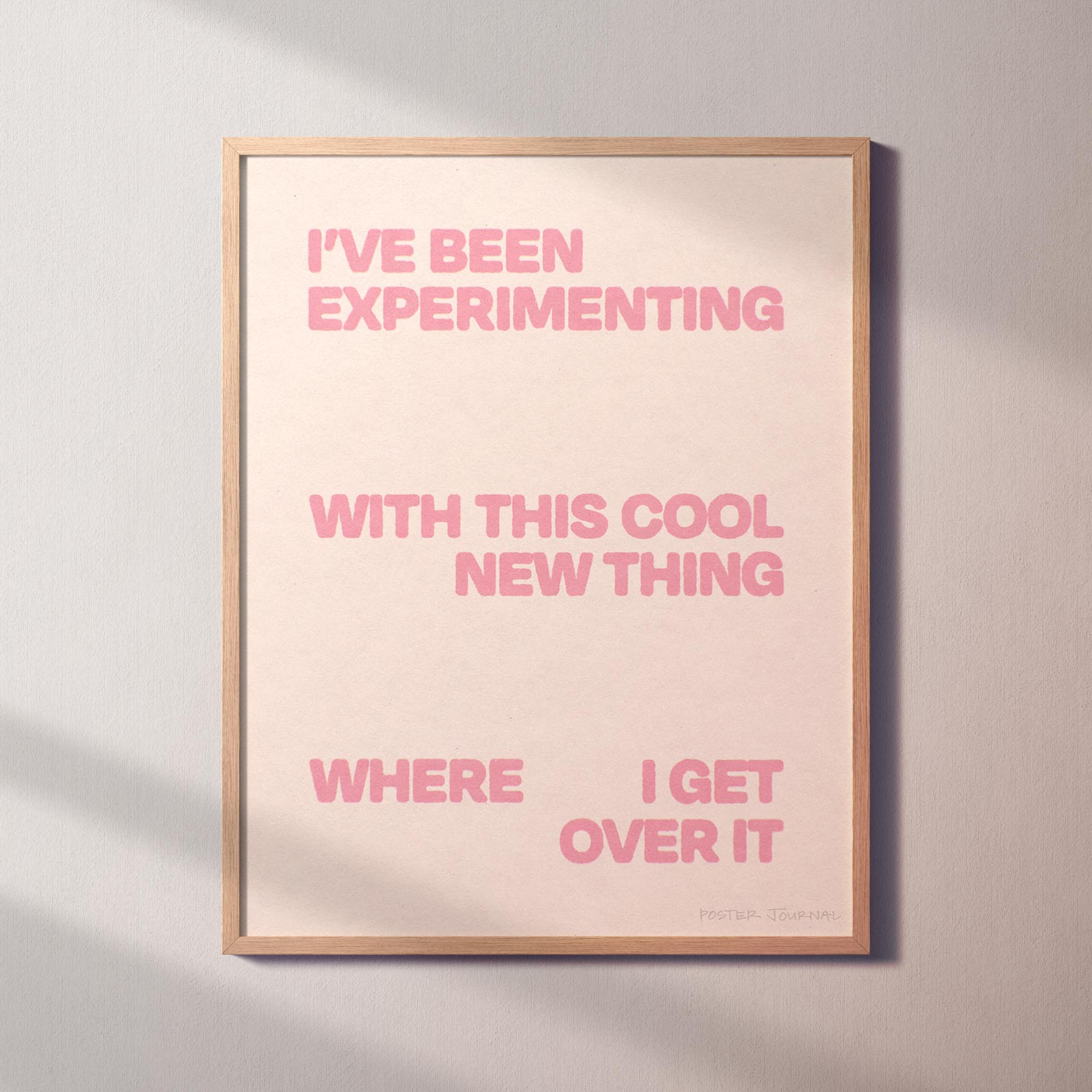 EXPERIMENTING PRINT