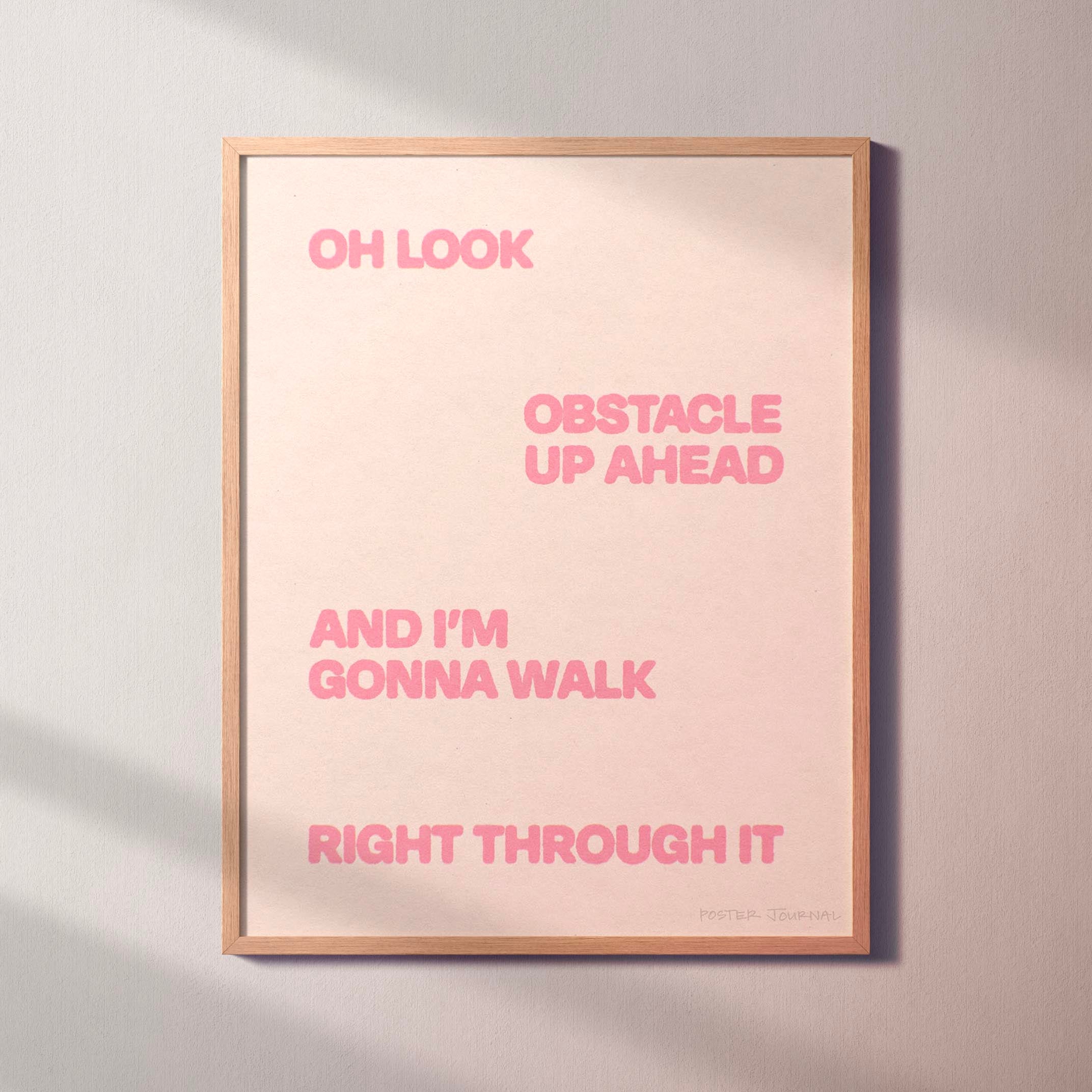 OBSTACLE PRINT