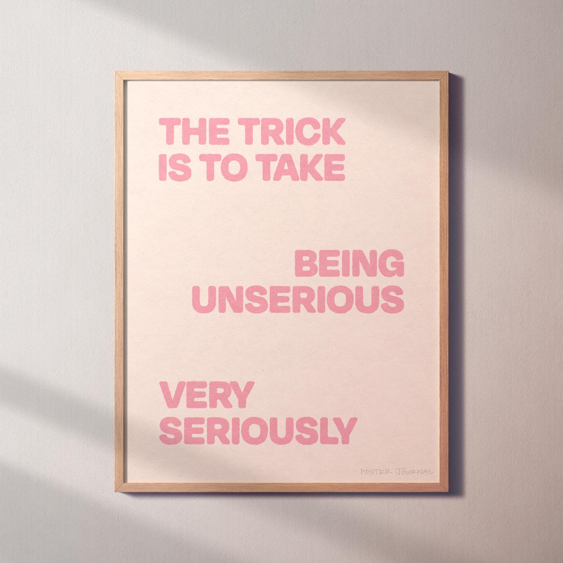 UNSERIOUS PRINT