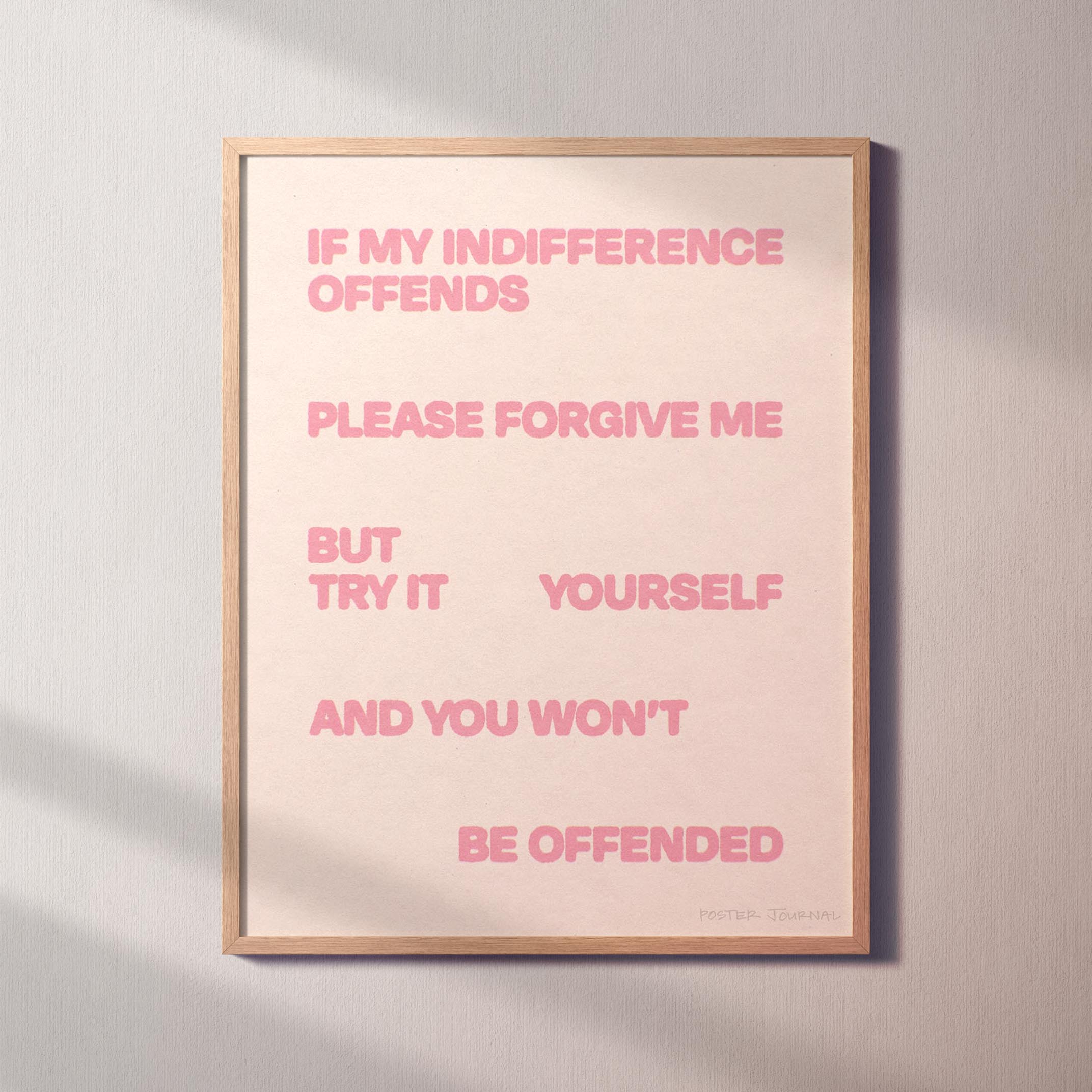 INDIFFERENCE PRINT