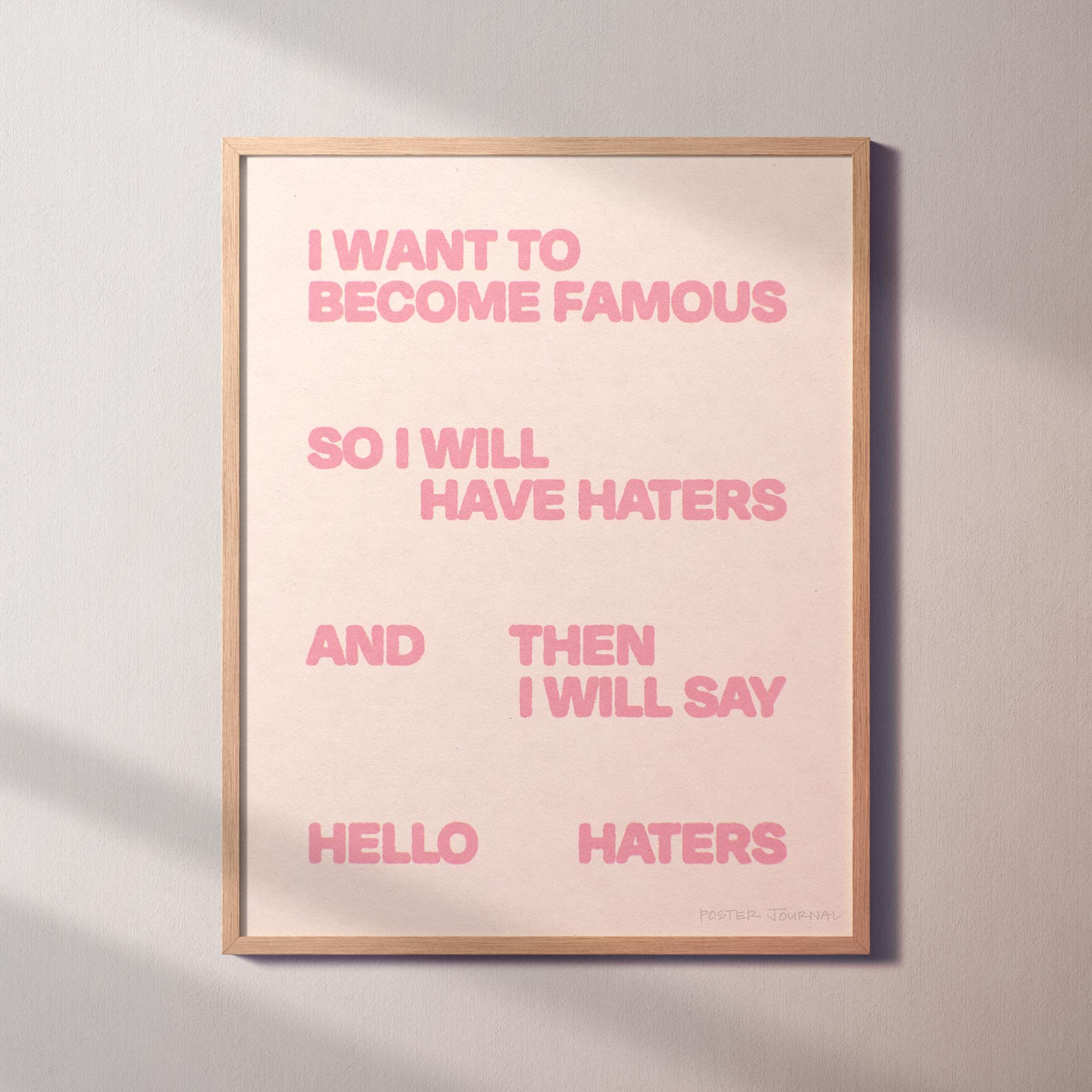 HATERS PRINT