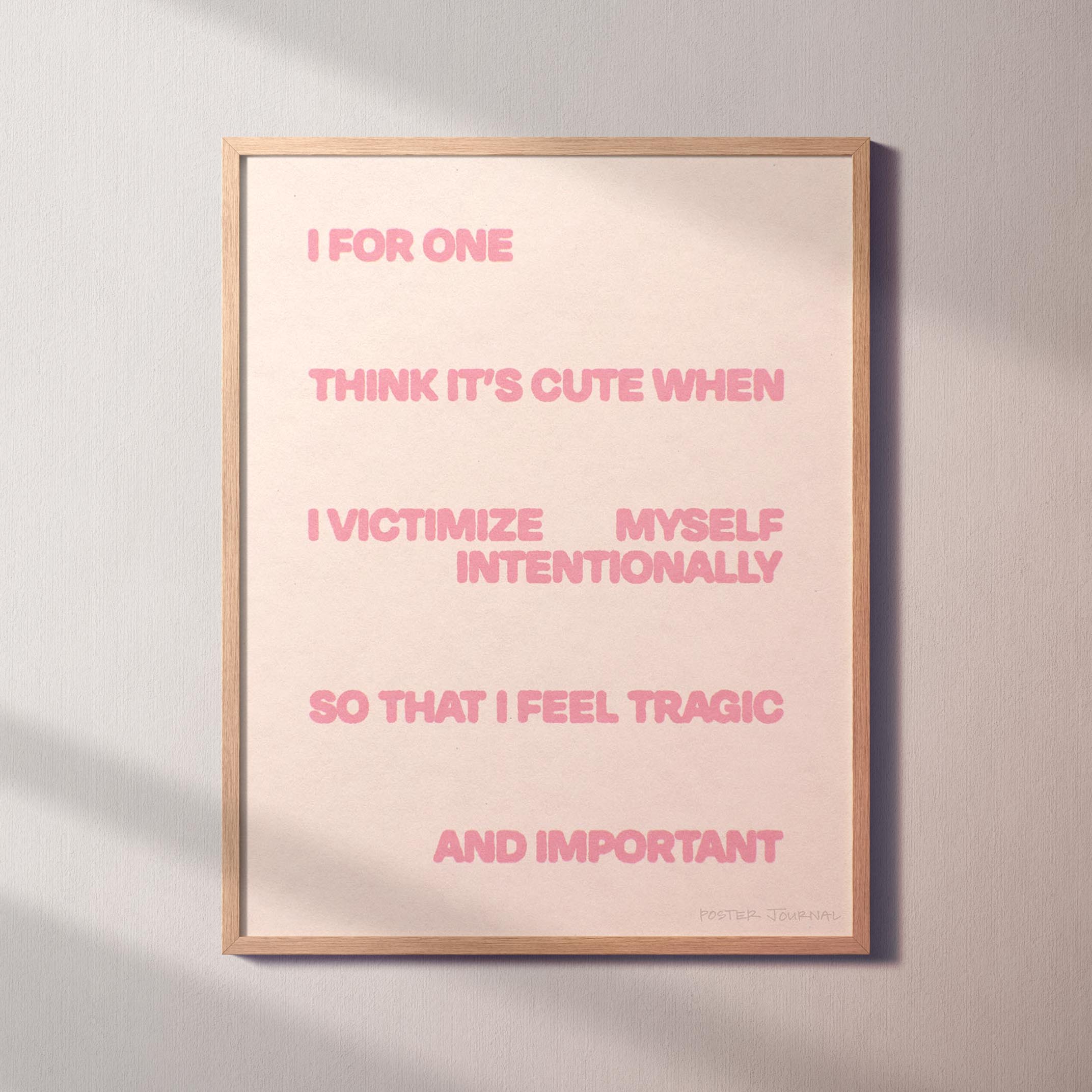 TRAGIC PRINT