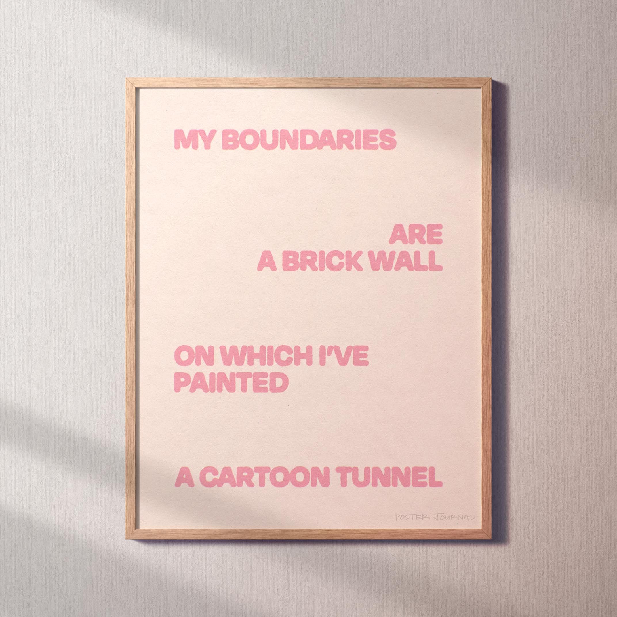 BOUNDARIES PRINT