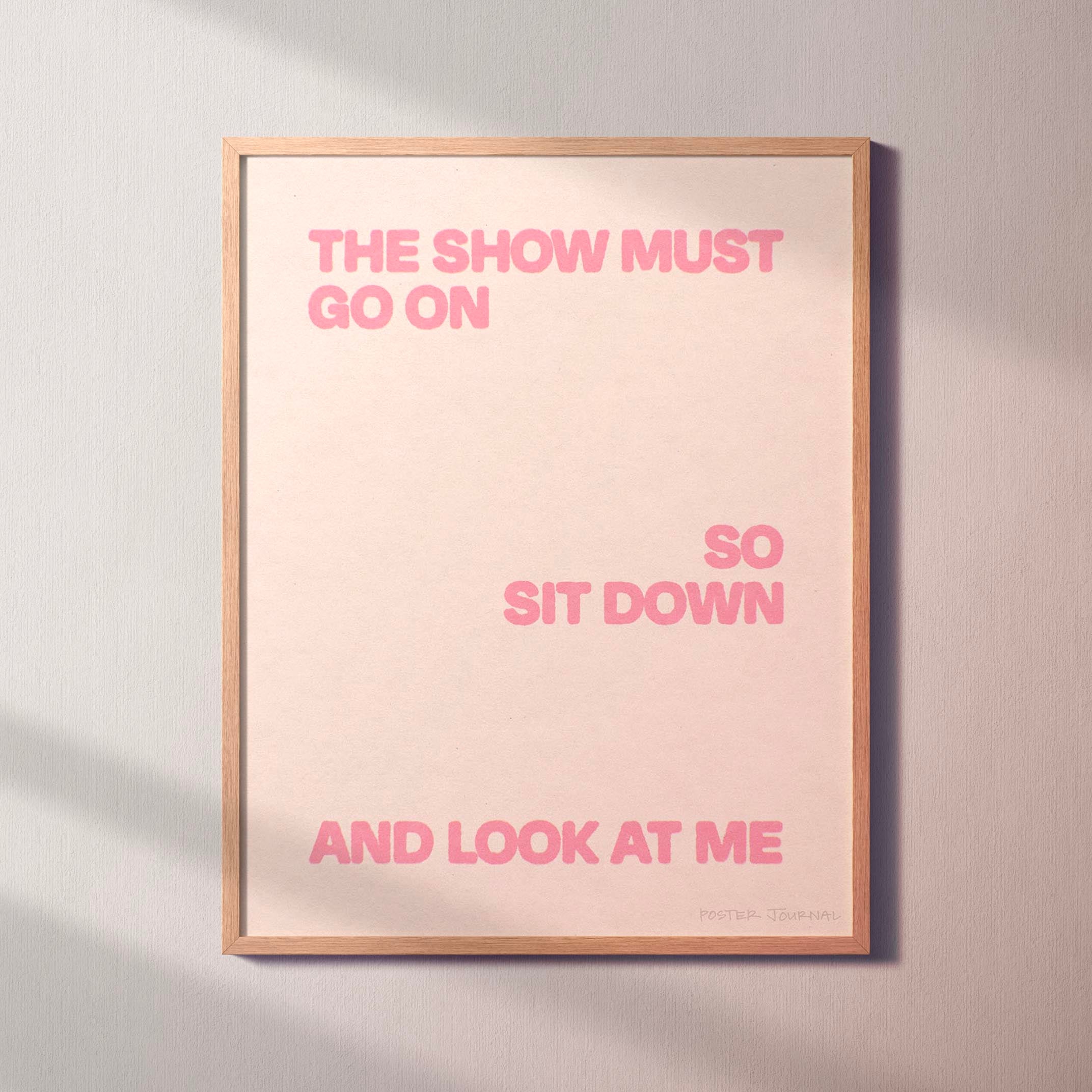 SHOW PRINT