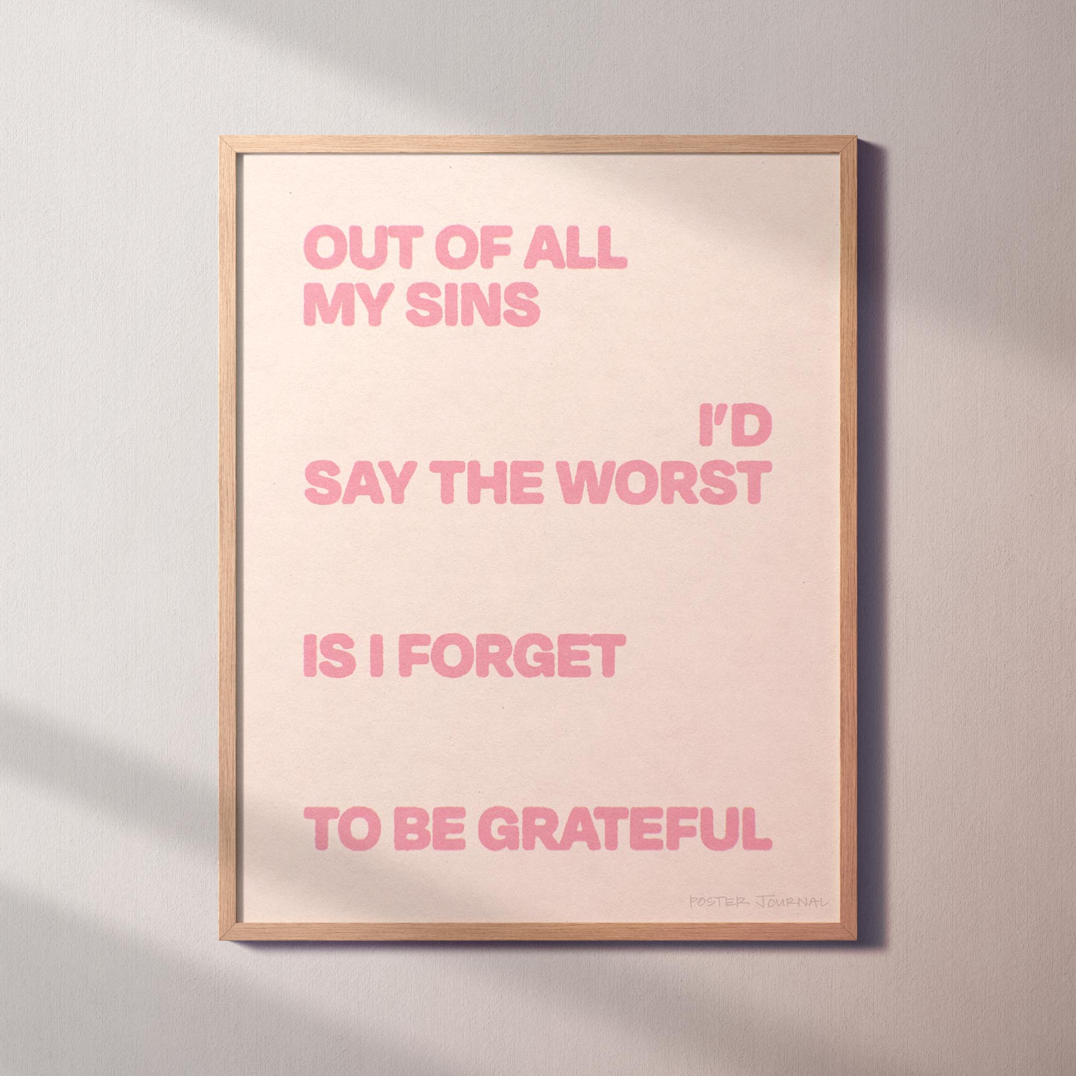 GRATEFUL PRINT