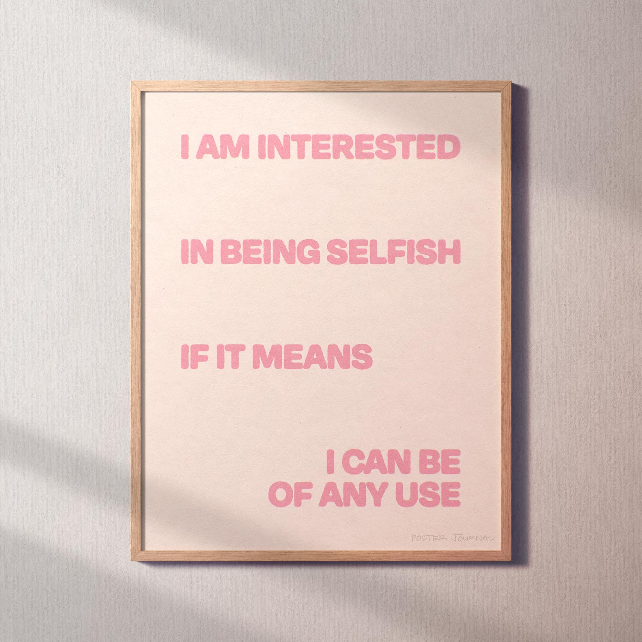 SELFISH PRINT