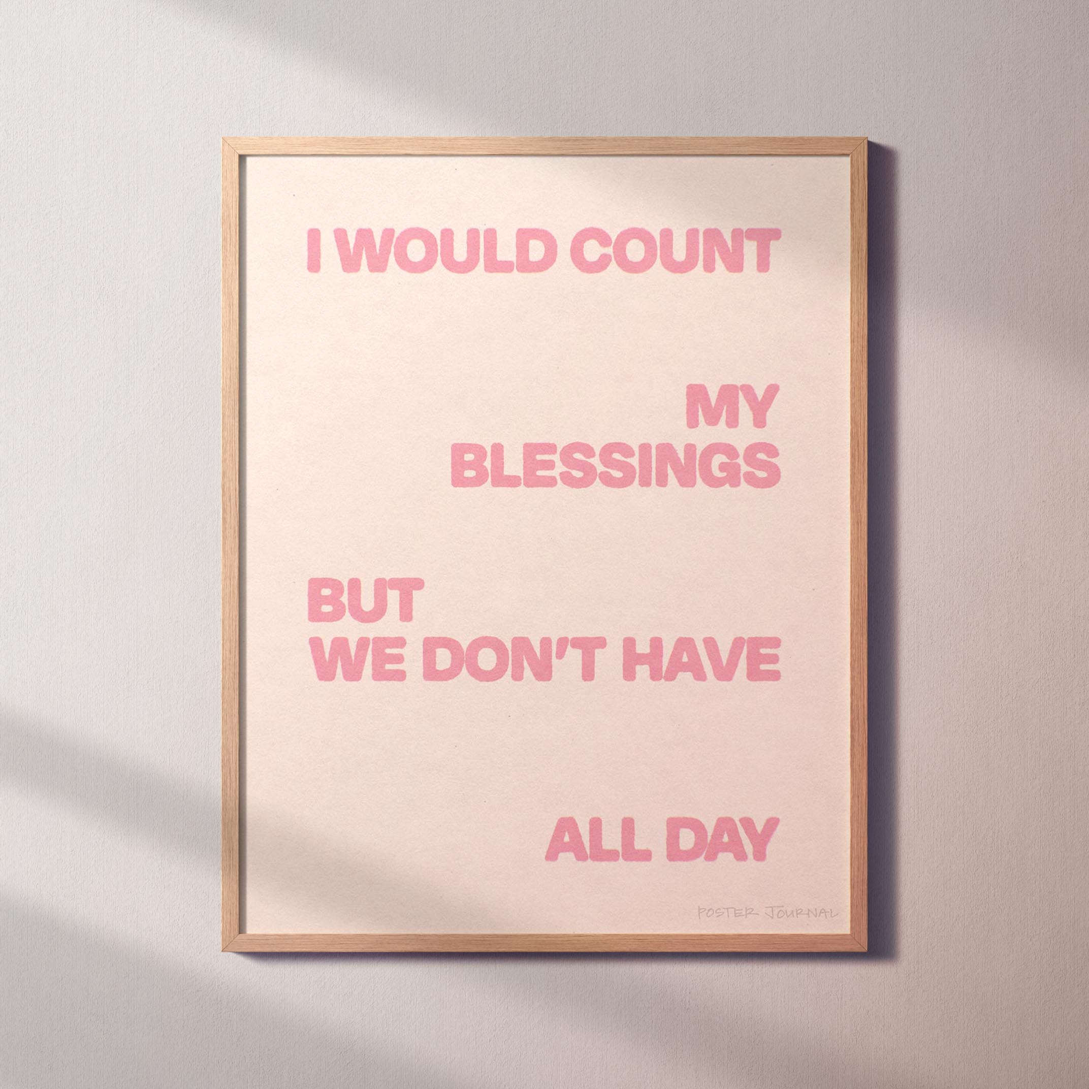 BLESSINGS PRINT